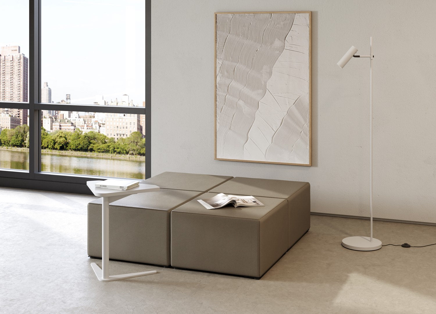 Modular Lounge Seating - Ottoman