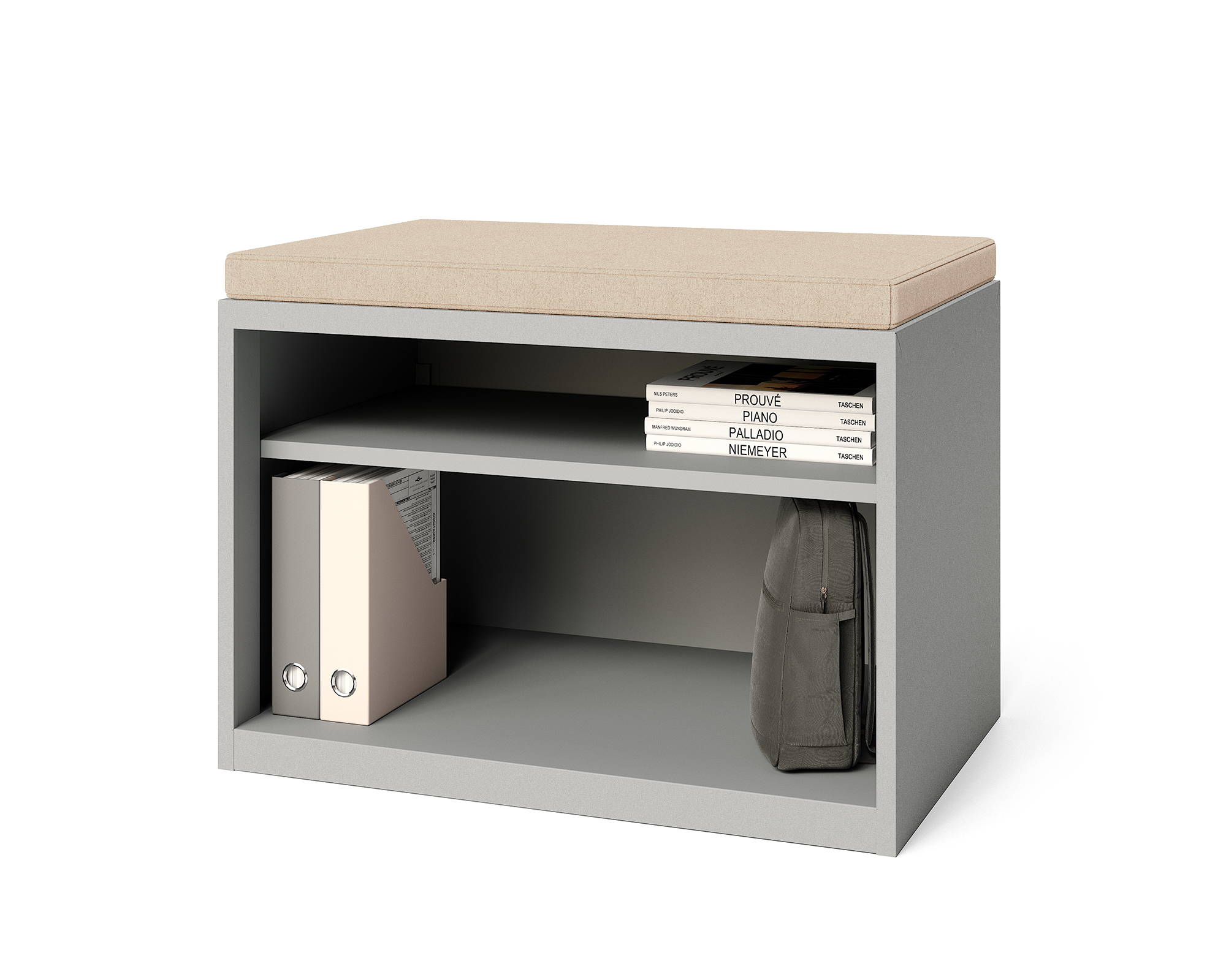 Keep Lateral Bookcase with Adjustable Shelf