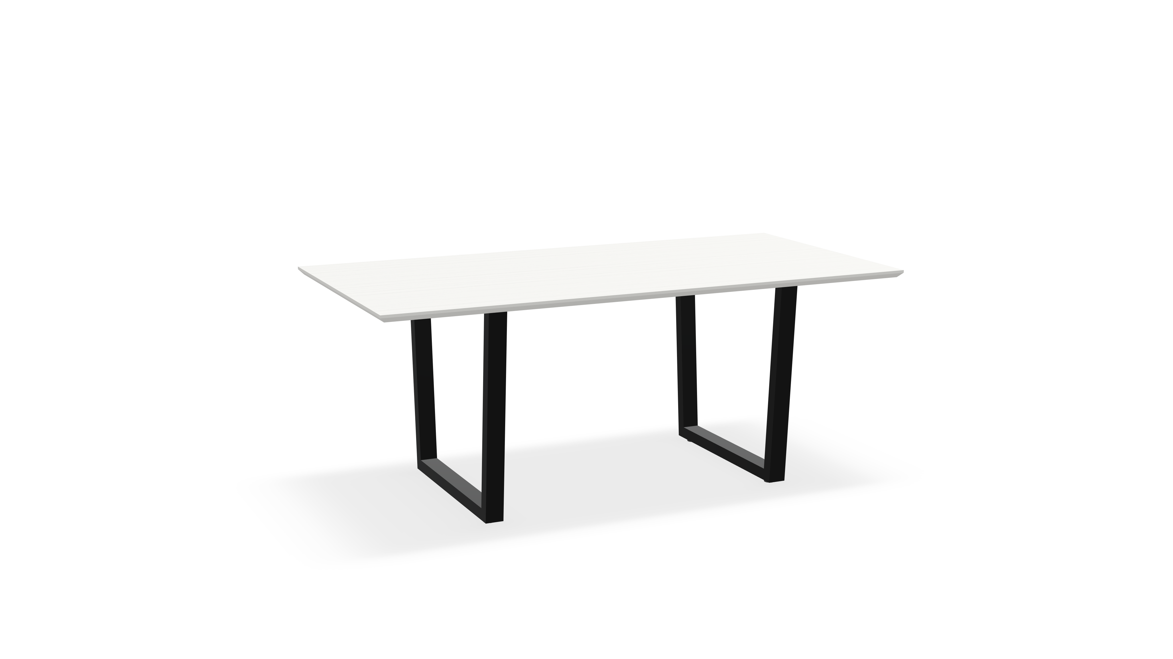 THREE60 Conference Table – Sleigh Leg