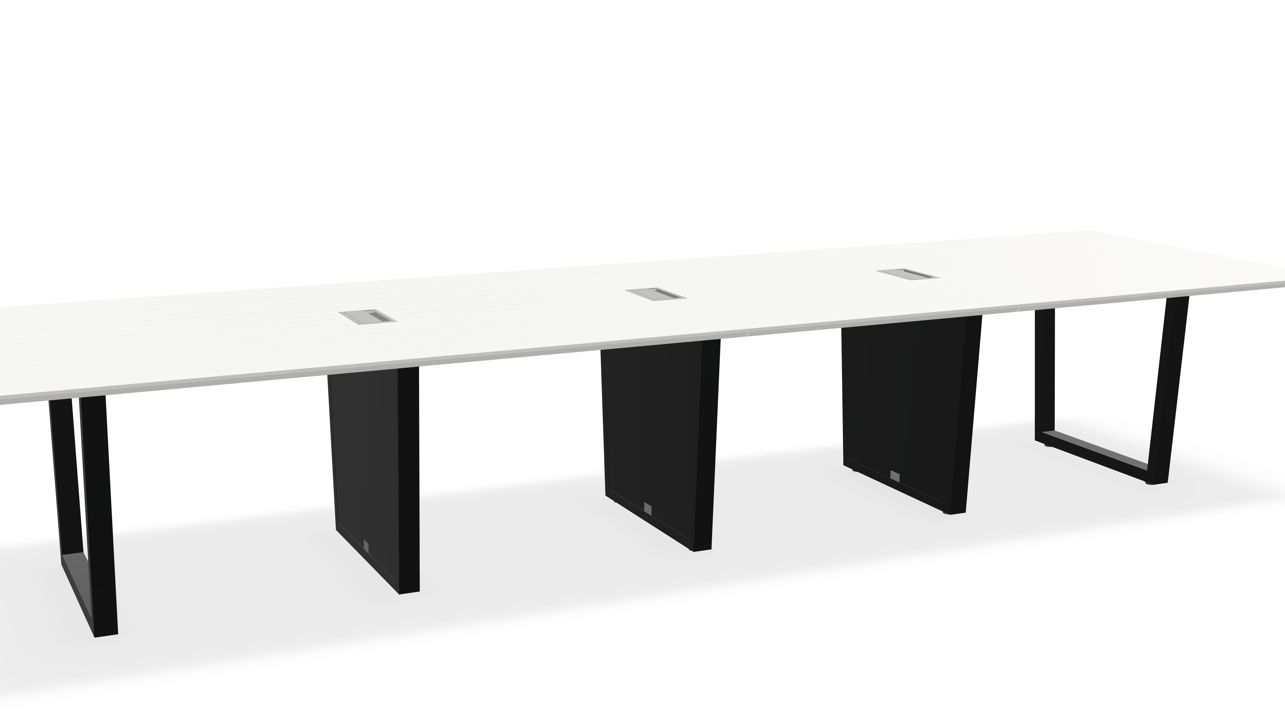 THREE60 Conference Table – Sleigh Leg