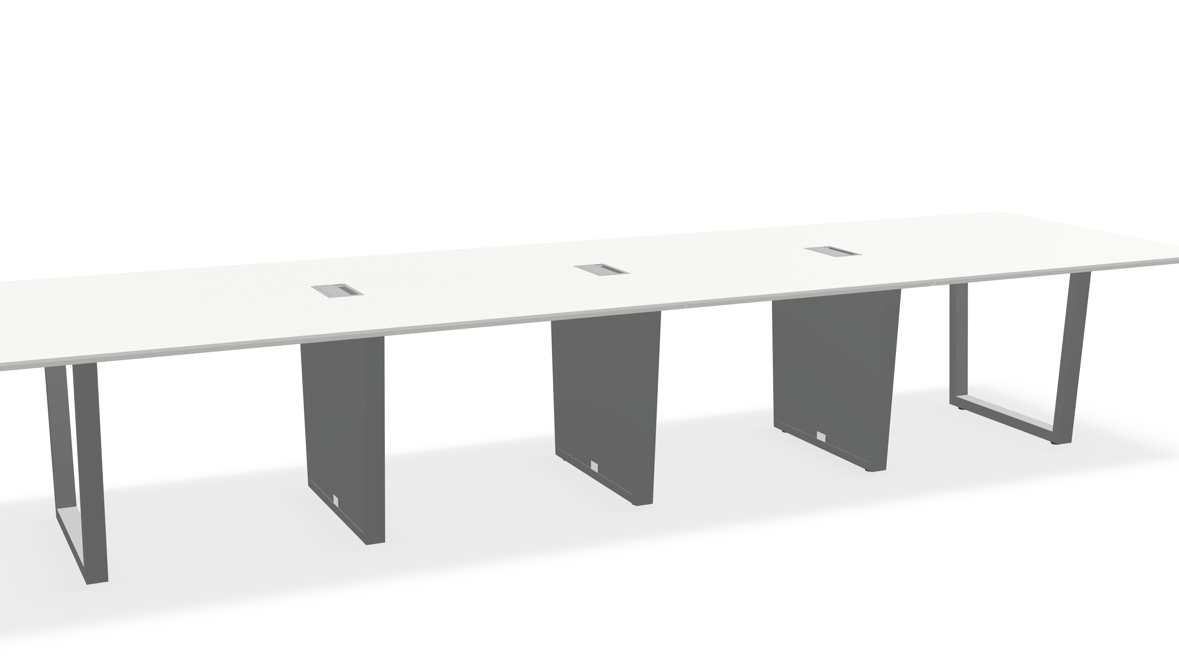 THREE60 Conference Table – Sleigh Leg