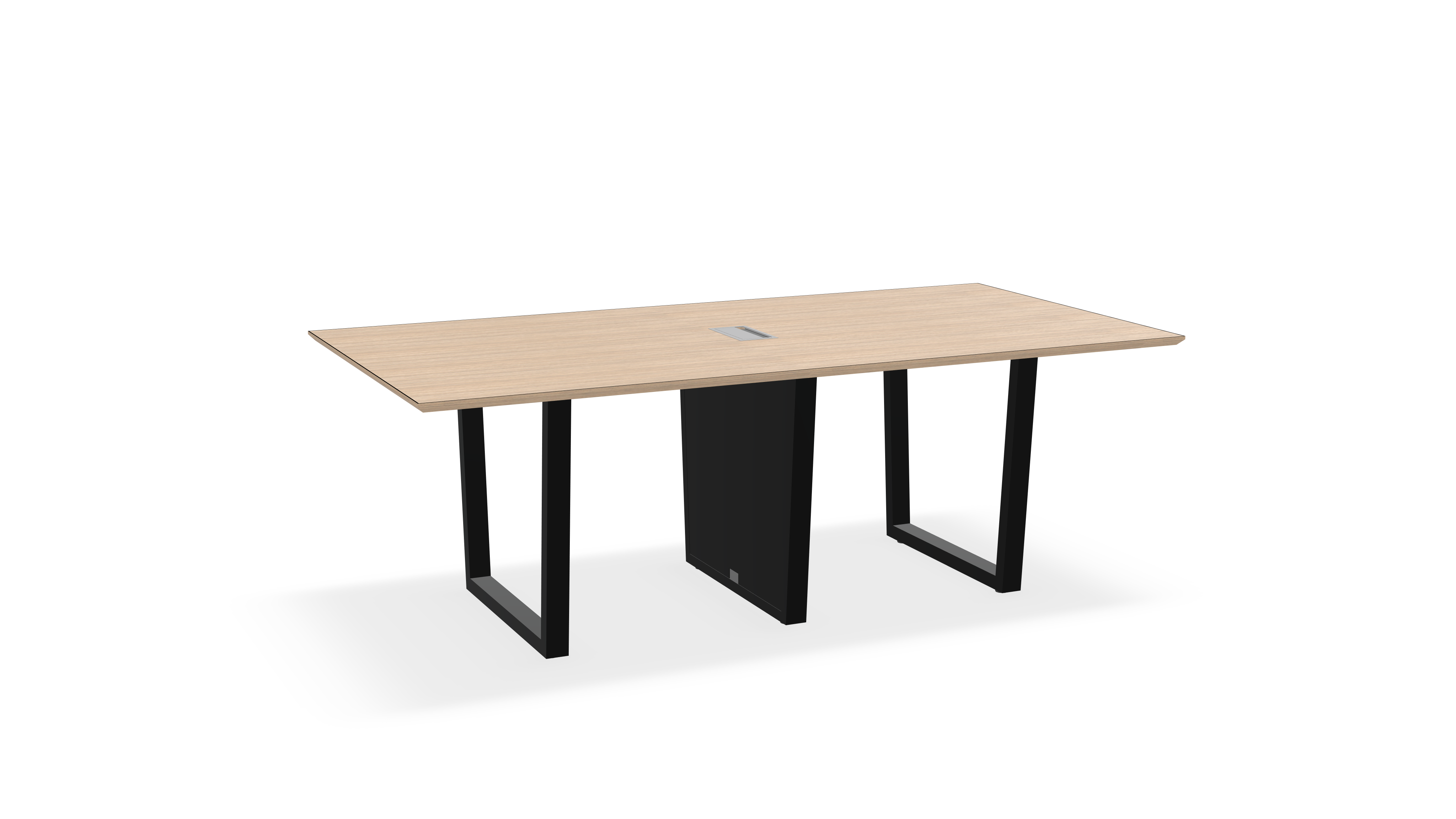 THREE60 Conference Table – Sleigh Leg
