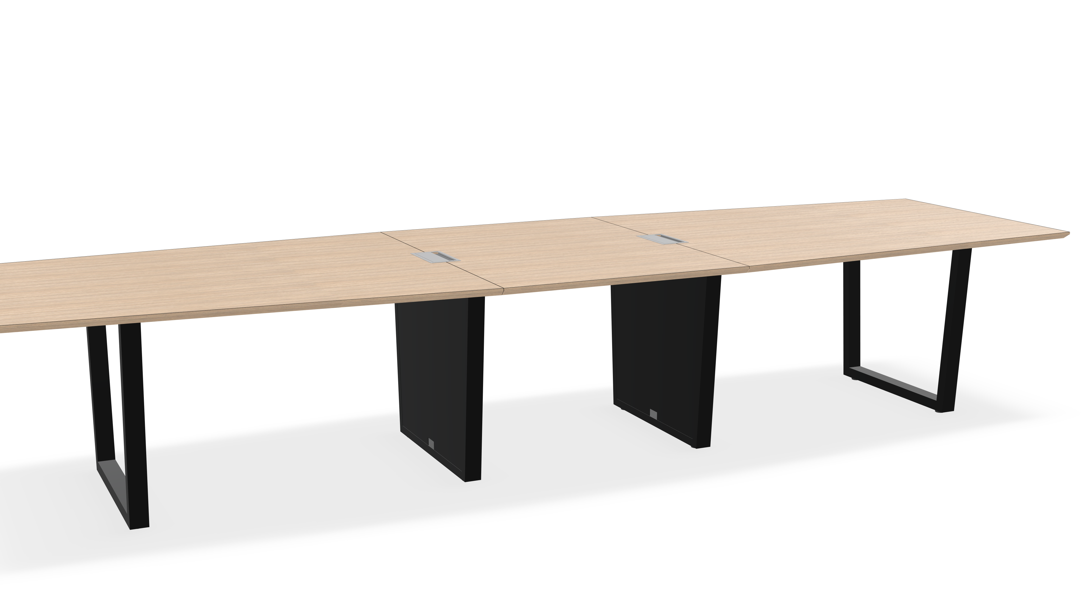 THREE60 Conference Table – Sleigh Leg