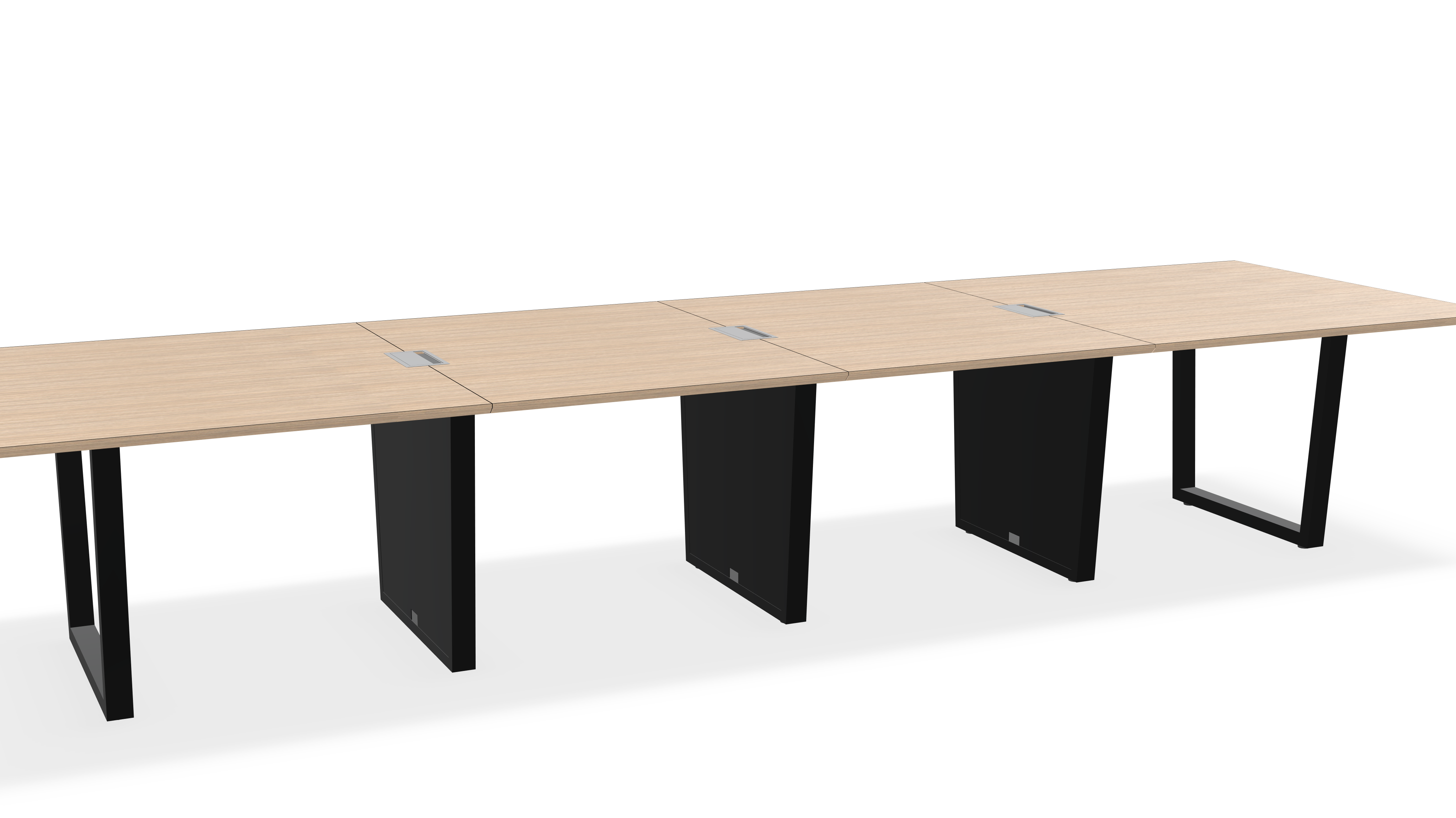 THREE60 Conference Table – Sleigh Leg