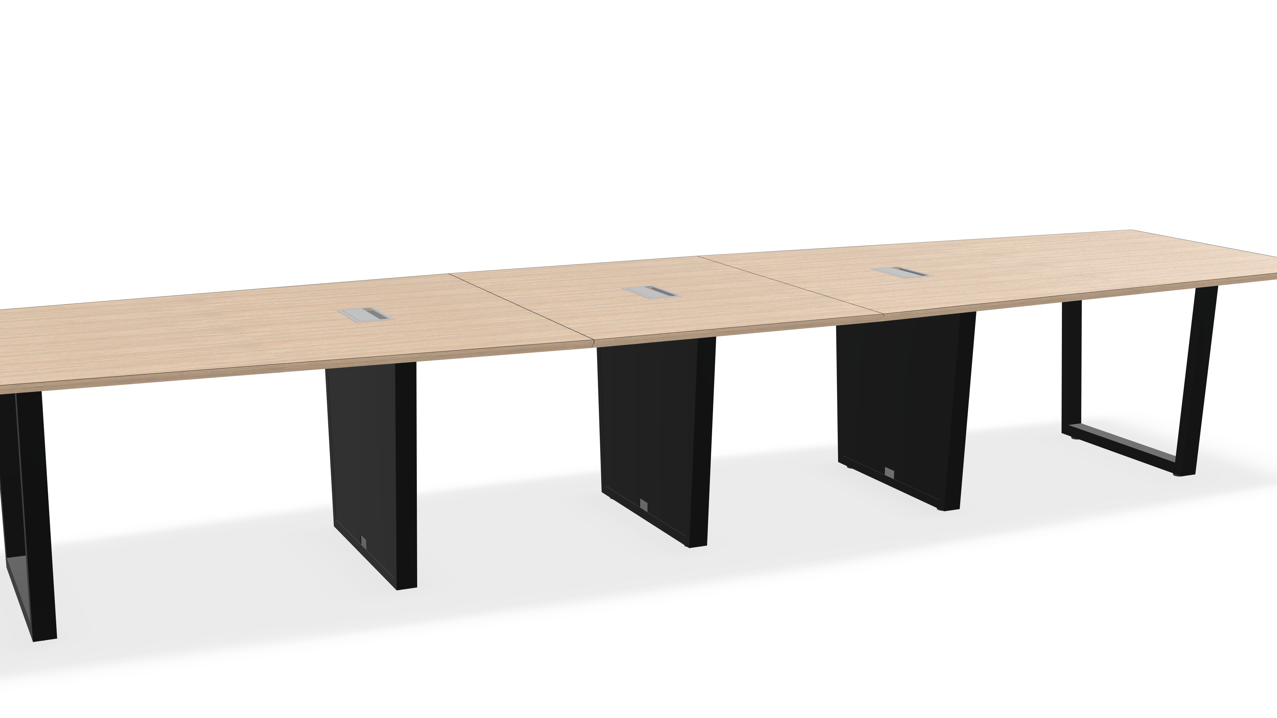 THREE60 Conference Table – Sleigh Leg