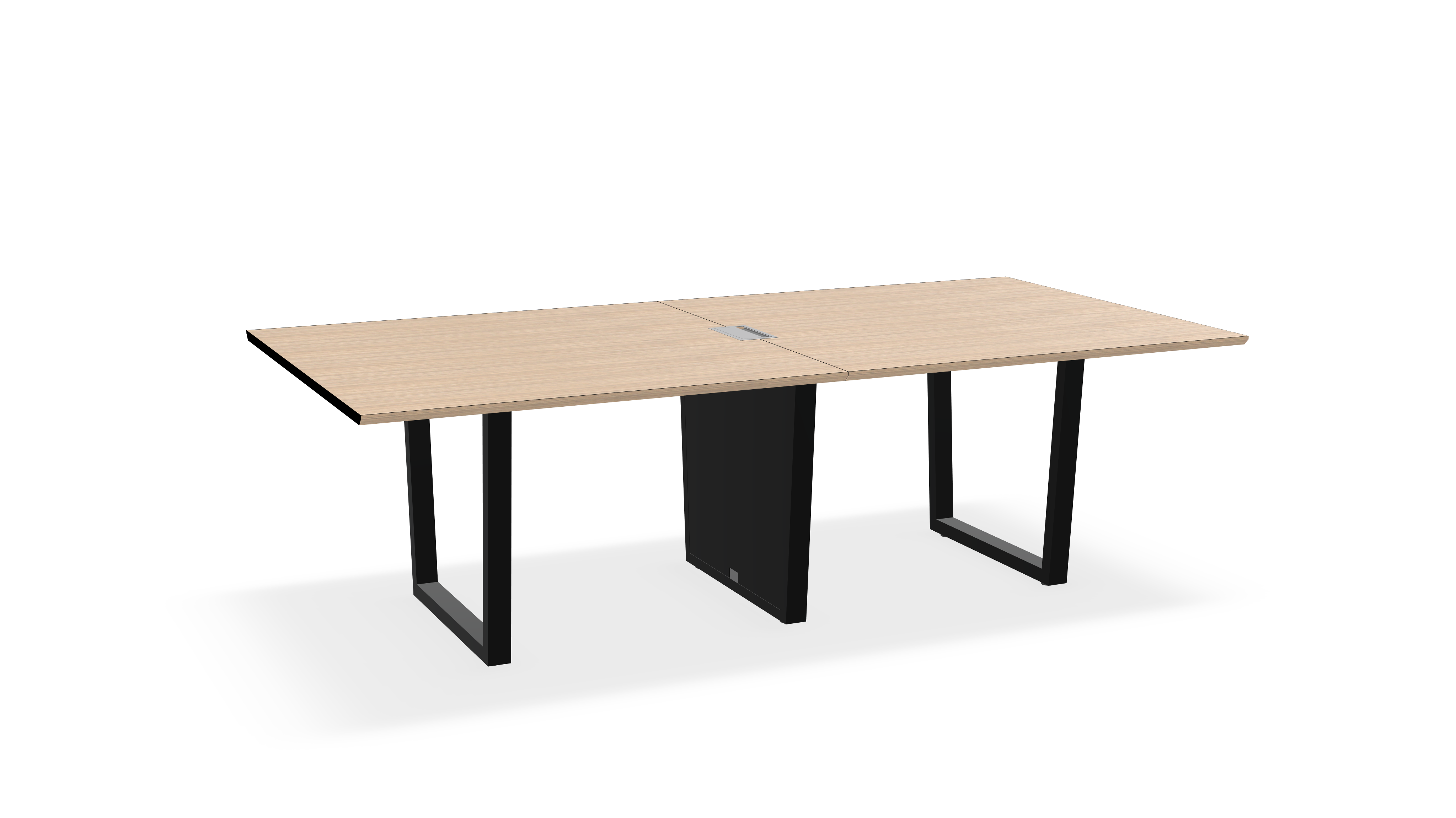 THREE60 Conference Table – Sleigh Leg