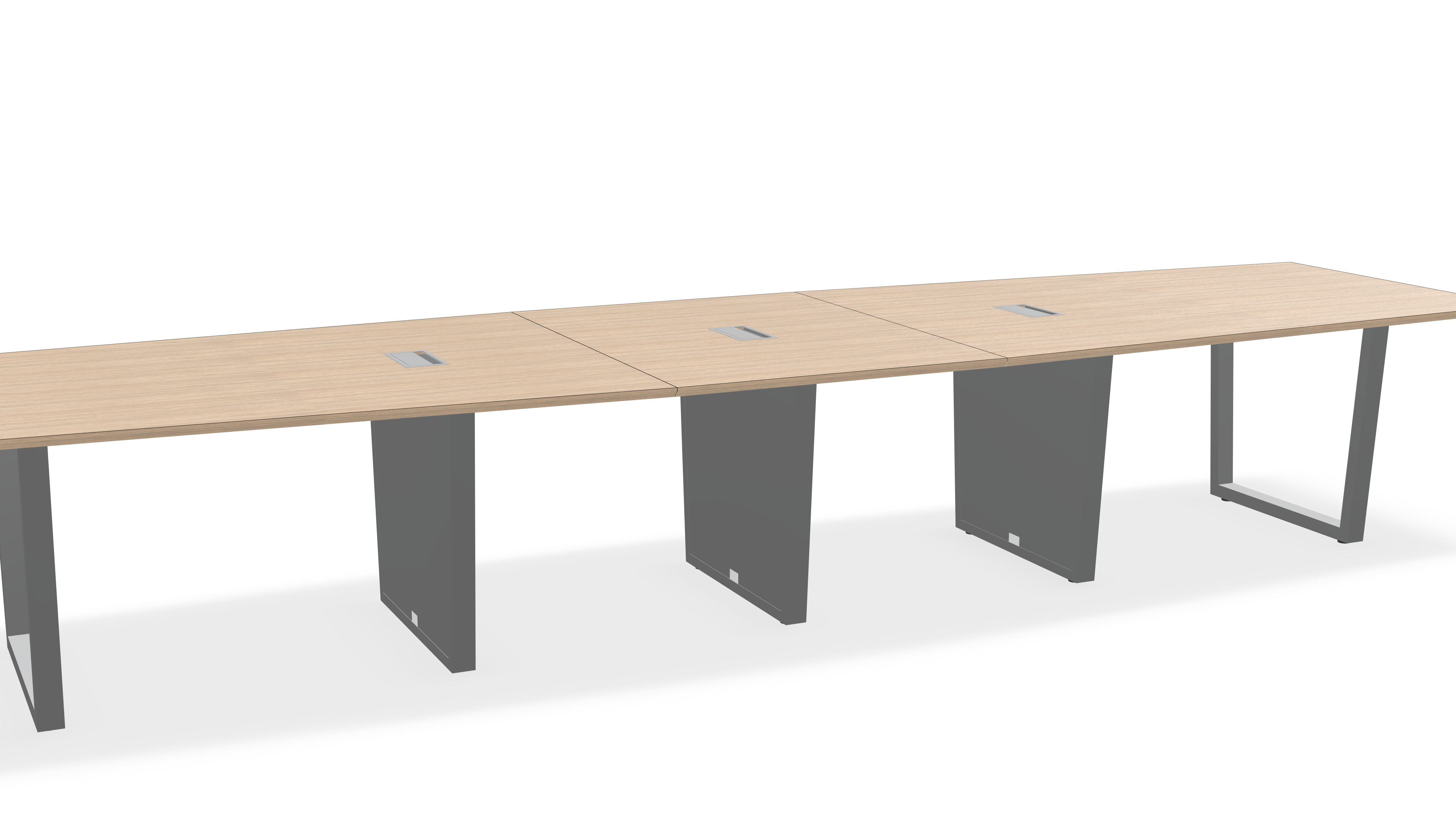 THREE60 Conference Table – Sleigh Leg