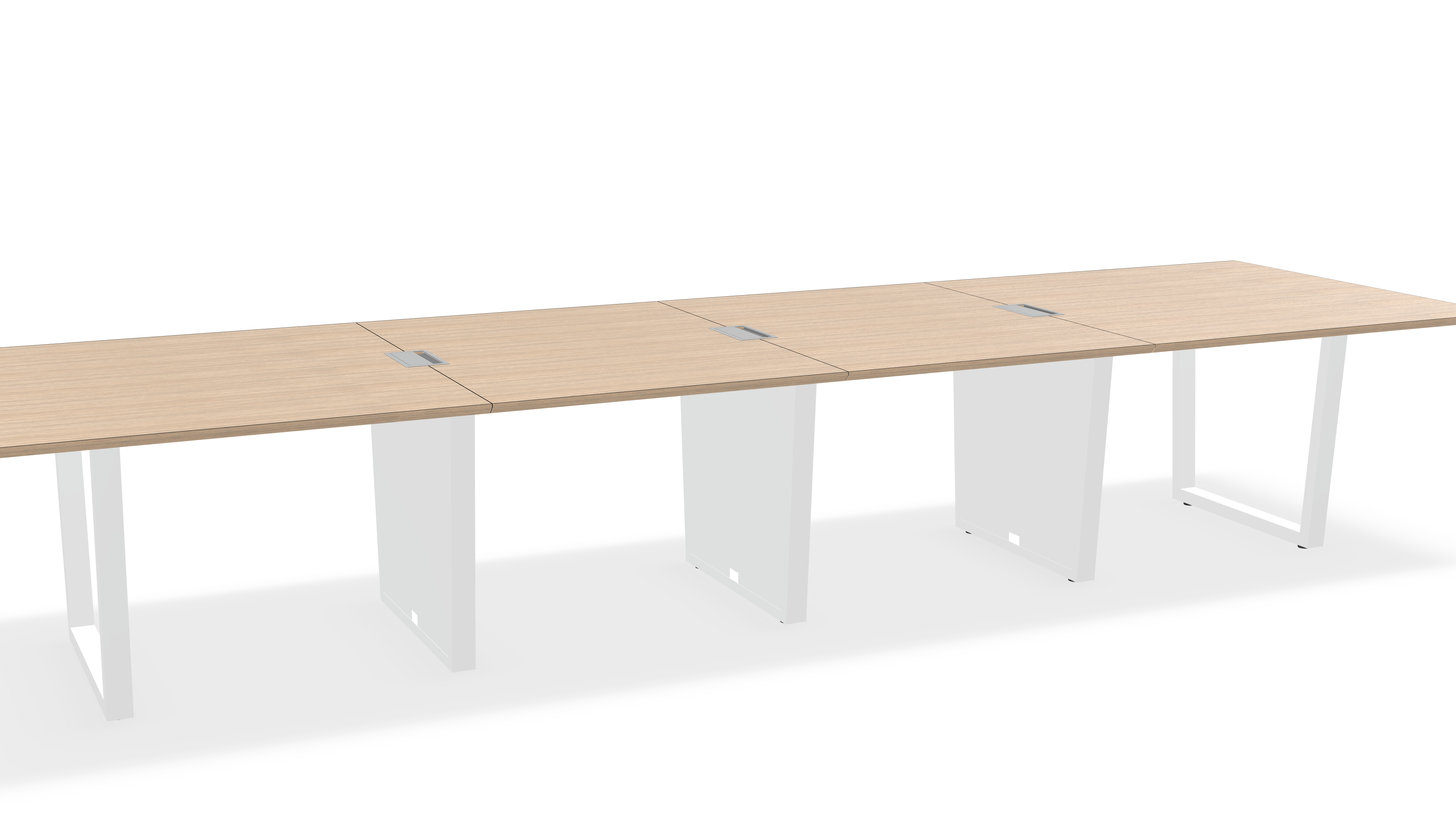 THREE60 Conference Table – Sleigh Leg