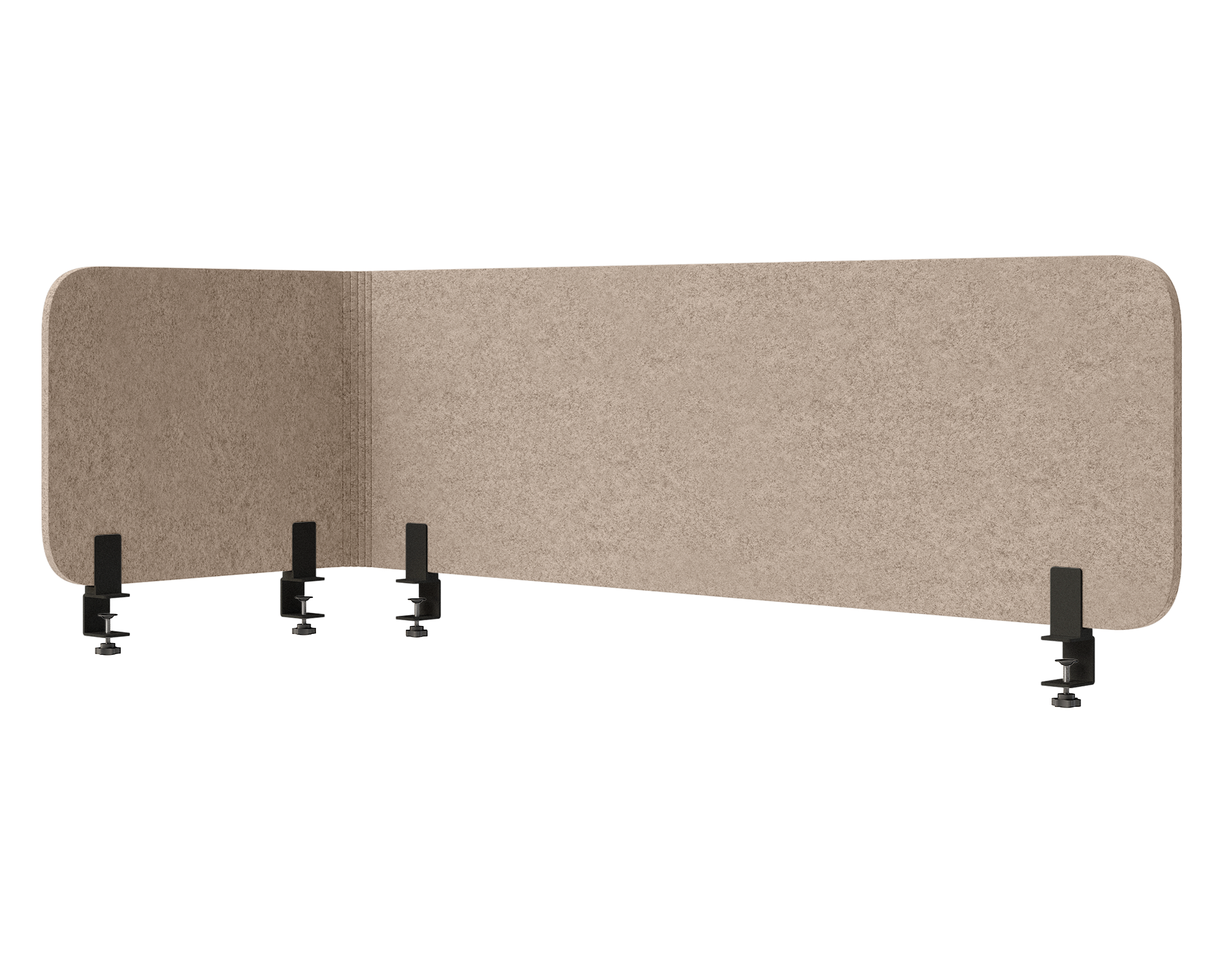 Acoustic L-Shaped Privacy Panel