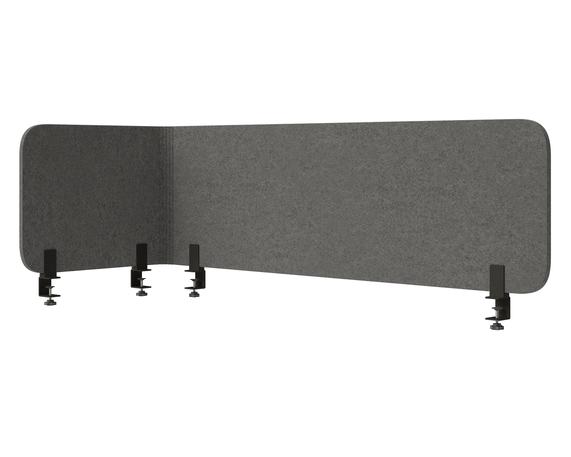 Acoustic L-Shaped Privacy Panel