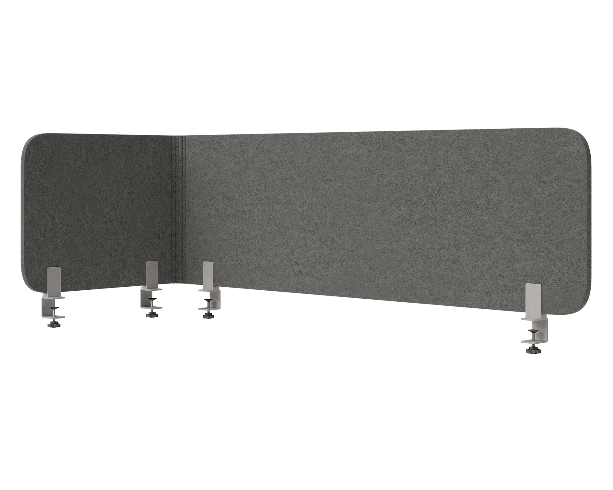 Acoustic L-Shaped Privacy Panel