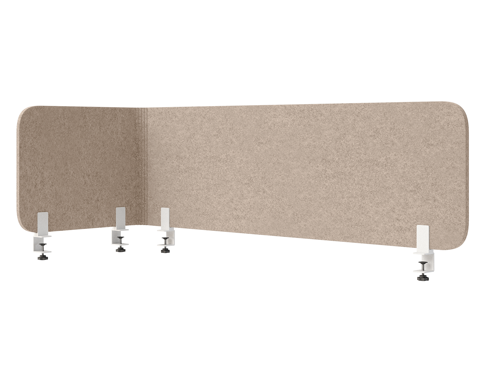Acoustic L-Shaped Privacy Panel