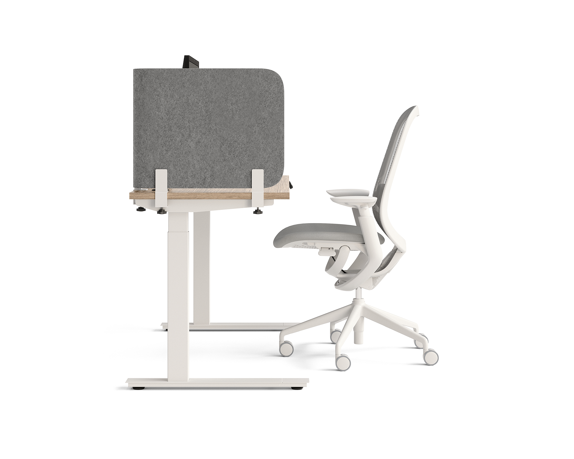Acoustic L-Shaped Privacy Panel