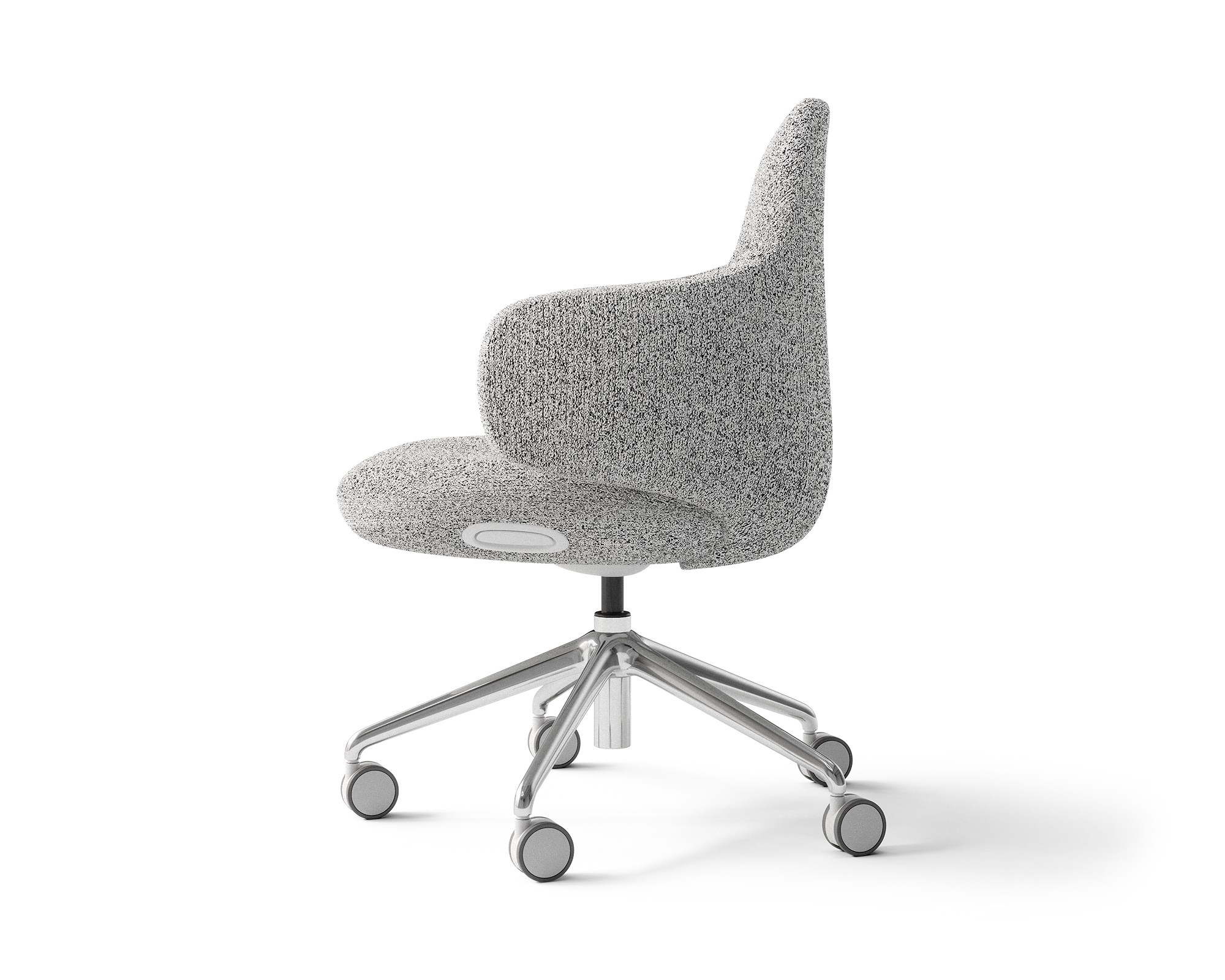 Clover Office Chair with Chrome Base