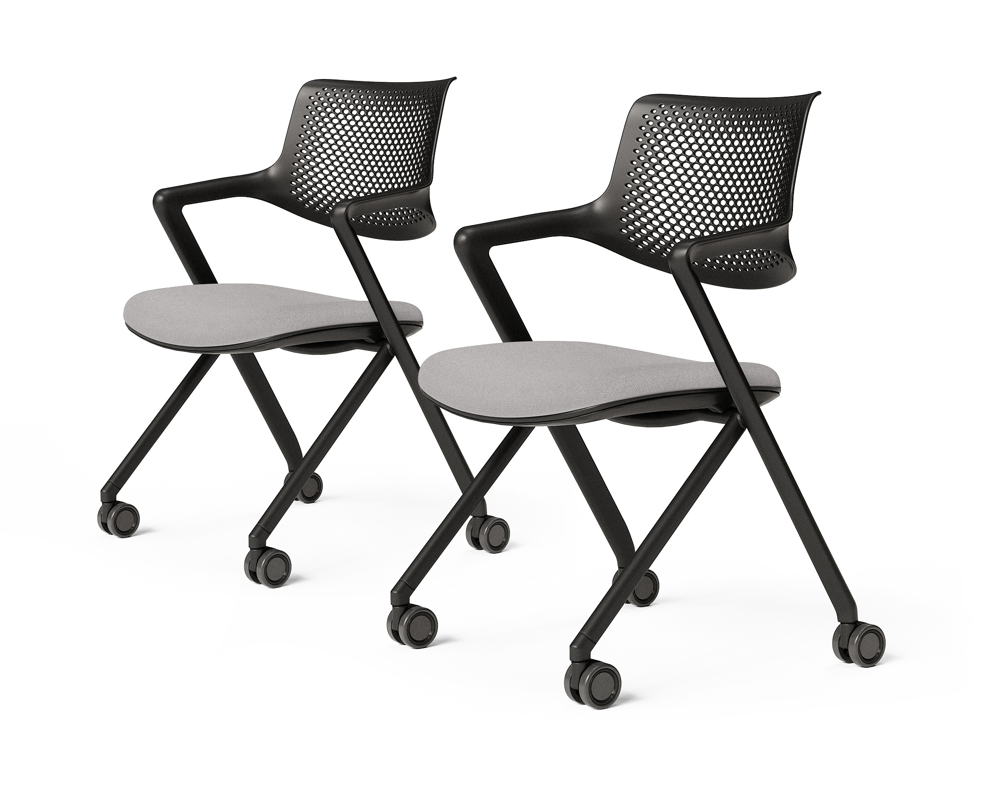 Flock Nesting Chair, Set of 2