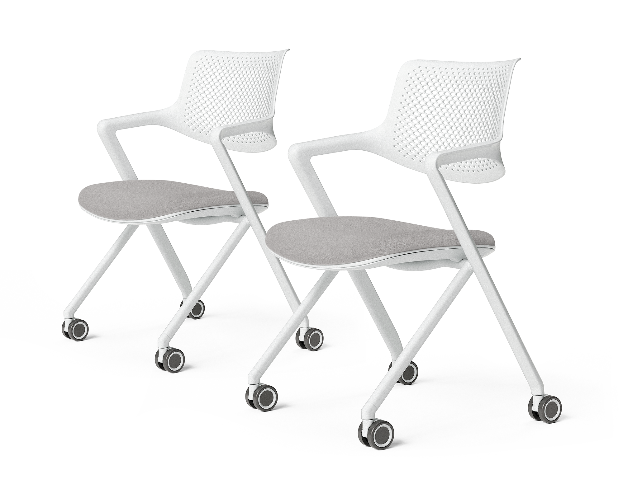 Flock Nesting Chair, Set of 2