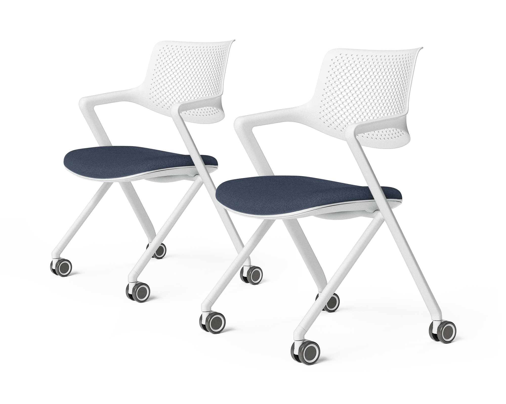 Flock Nesting Chair, Set of 2