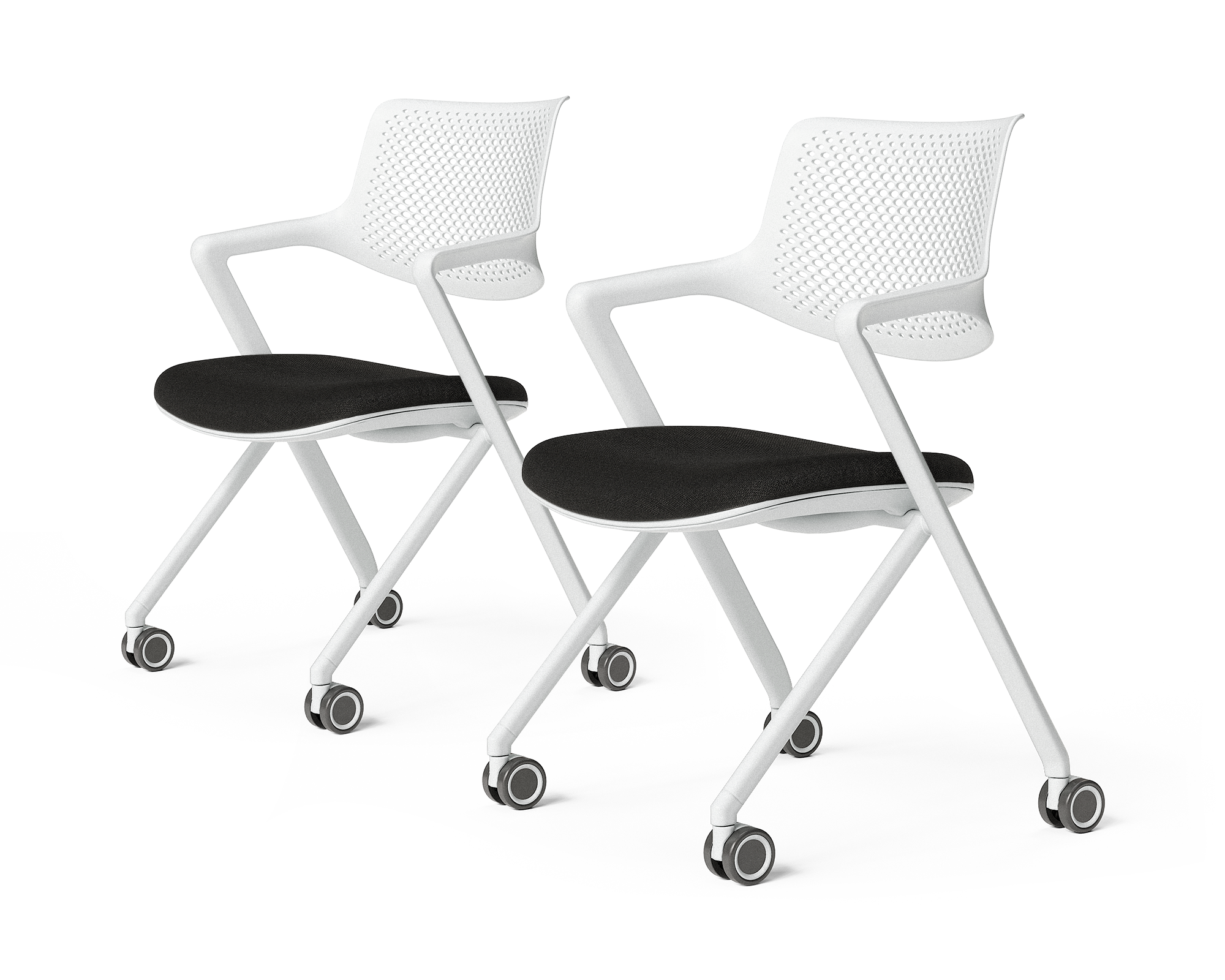 Flock Nesting Chair, Set of 2