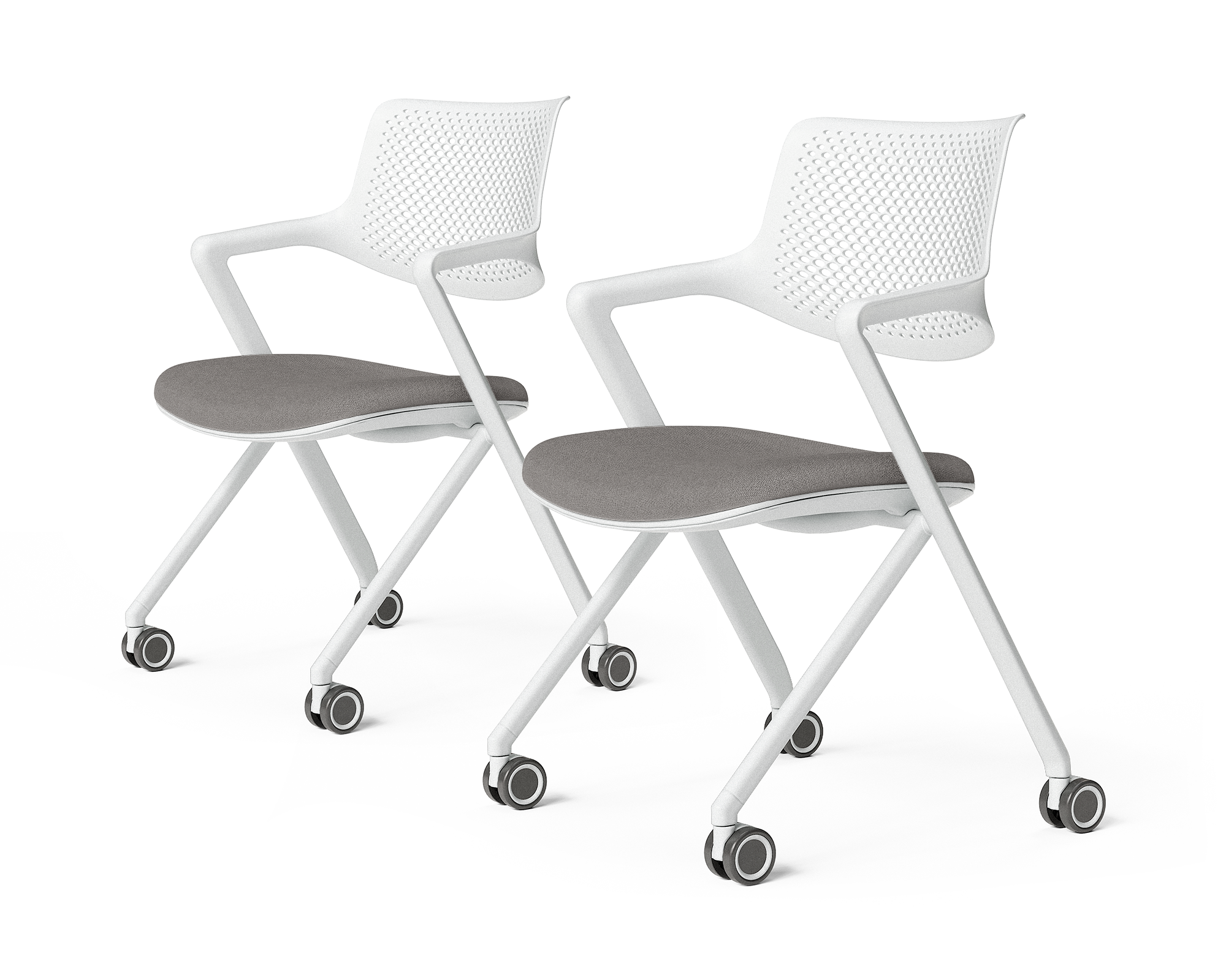 Flock Nesting Chair, Set of 2