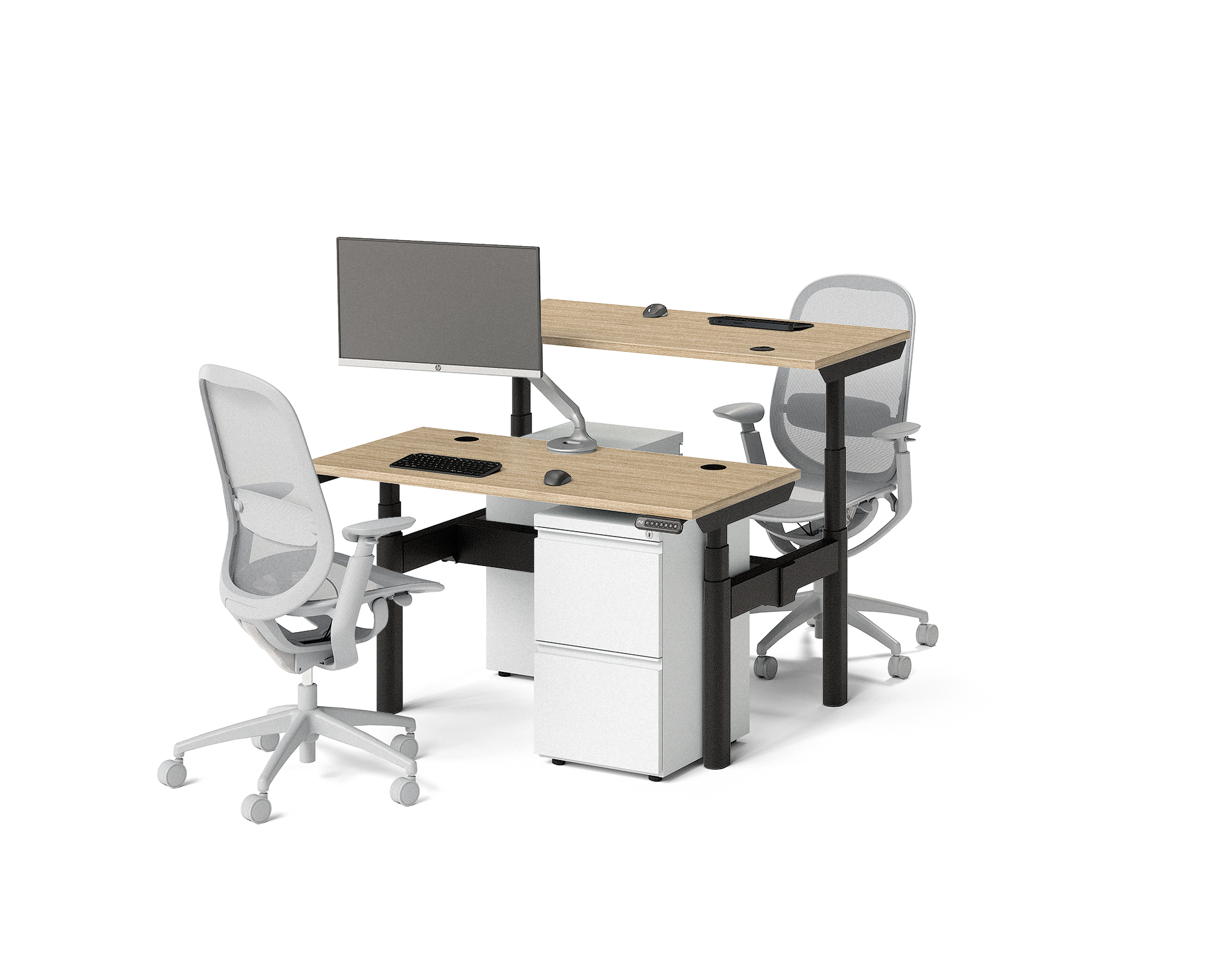 Sol Adjustable-Height Desks for 2