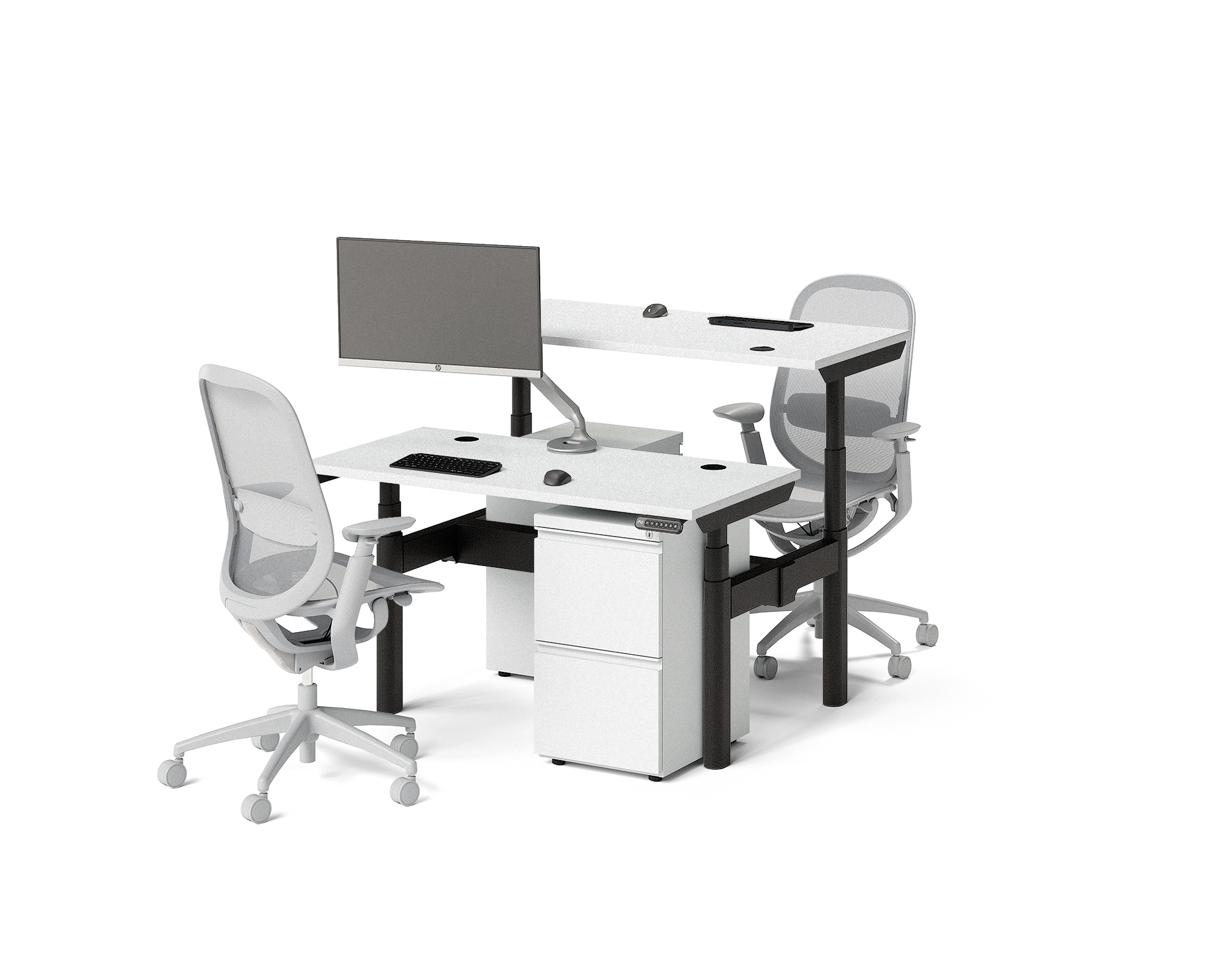 Sol Adjustable-Height Desks for 2