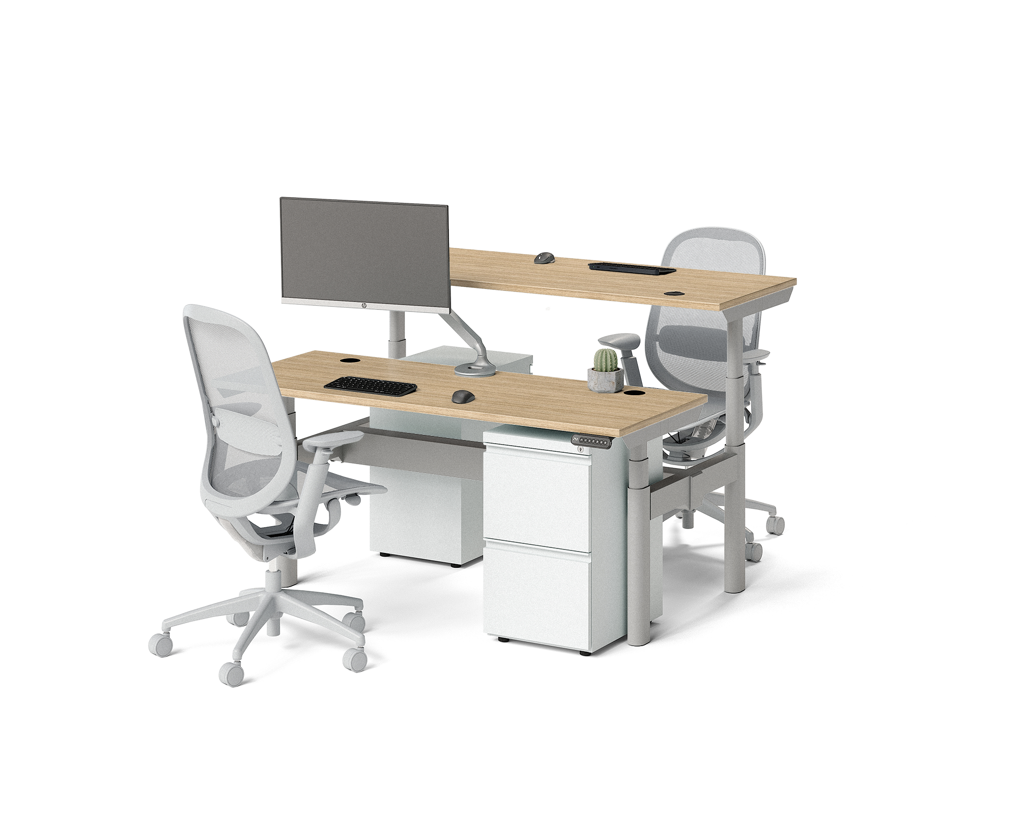 Sol Adjustable-Height Desks for 2