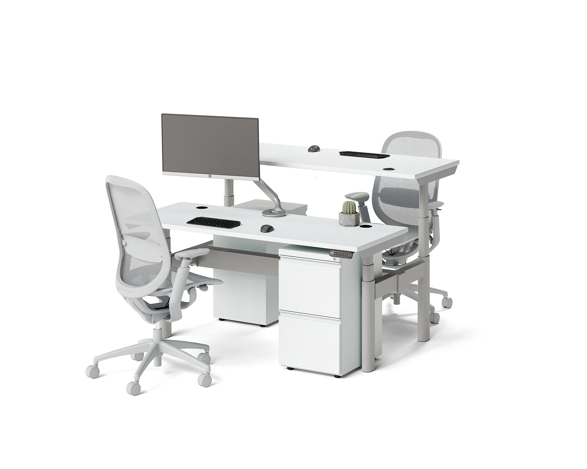 Sol Adjustable-Height Desks for 2