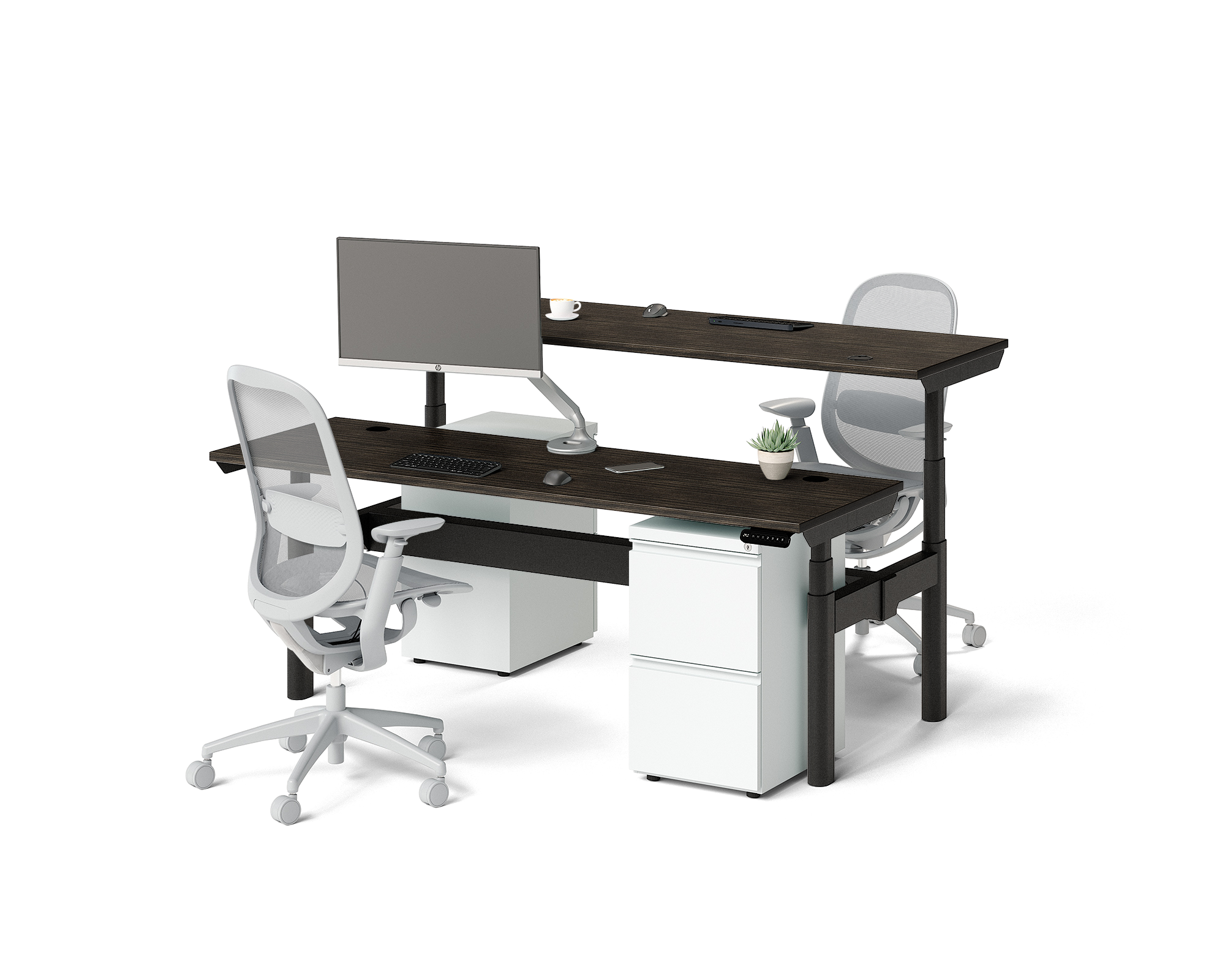 Sol Adjustable-Height Desks for 2