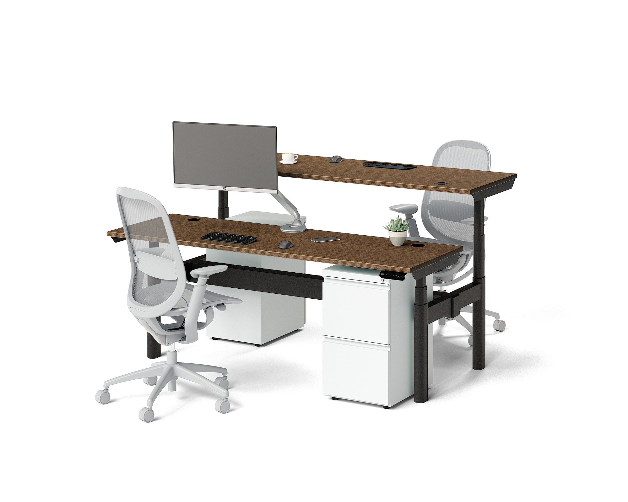 Sol Adjustable-Height Desks for 2
