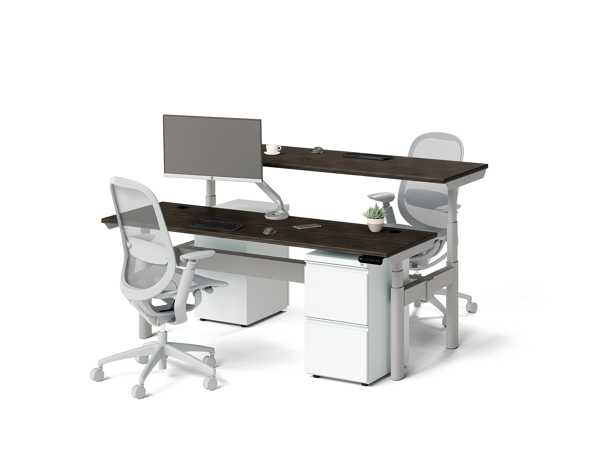 Sol Adjustable-Height Desks for 2
