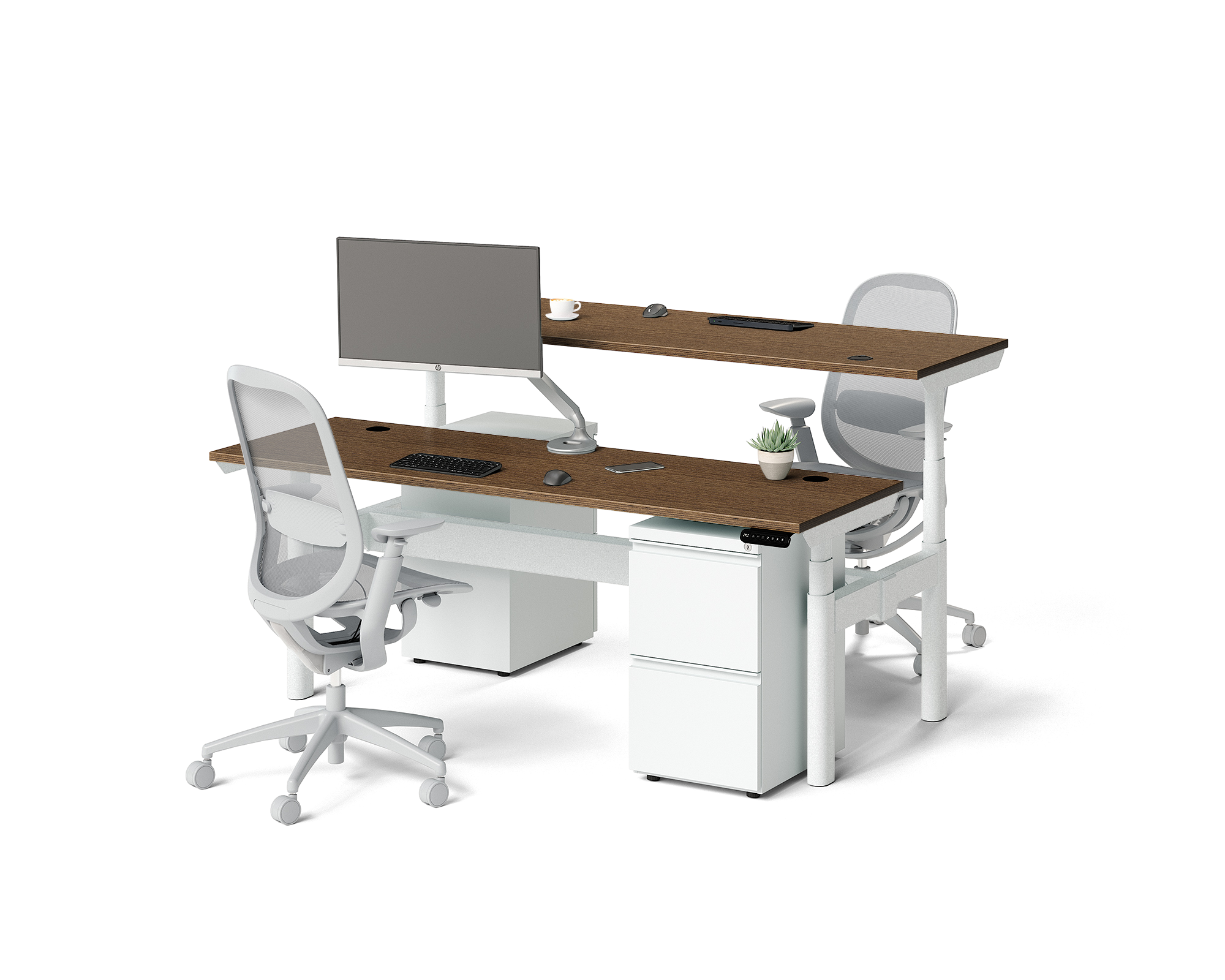 Sol Adjustable-Height Desks for 2