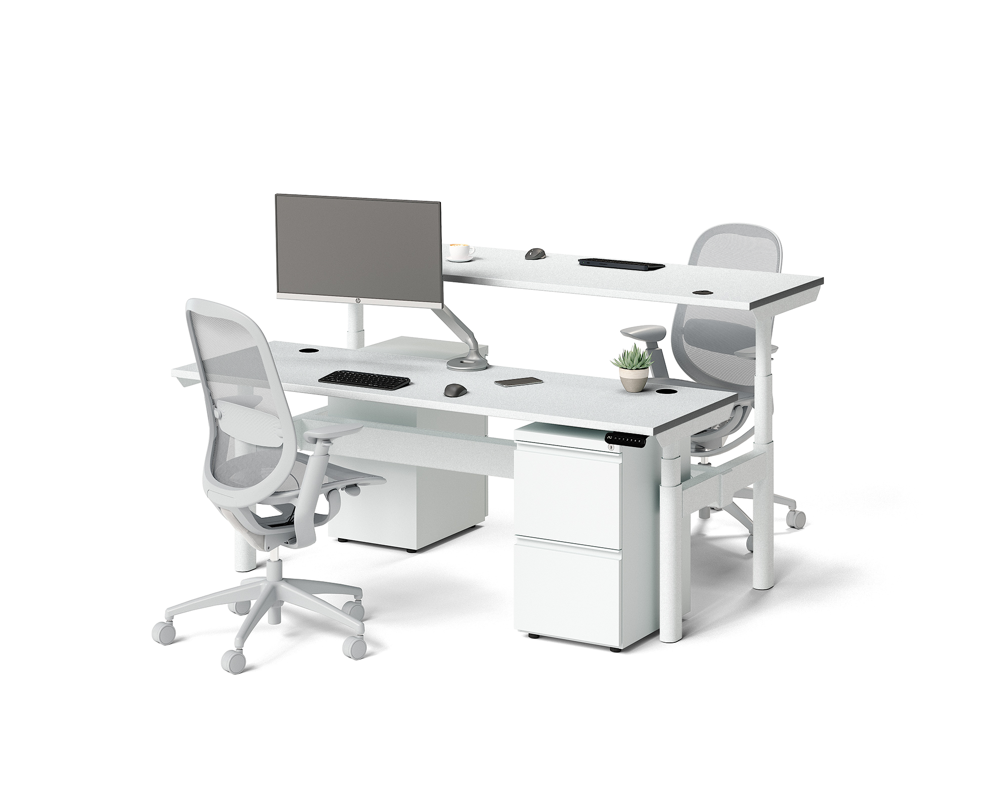 Sol Adjustable-Height Desks for 2