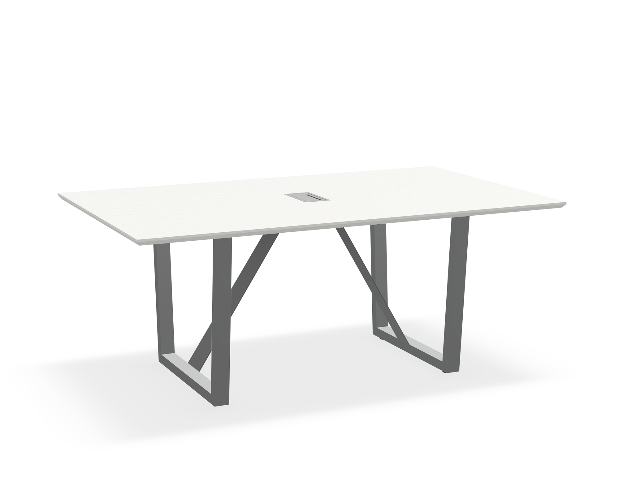 THREE60 Conference Table – Sleigh Leg