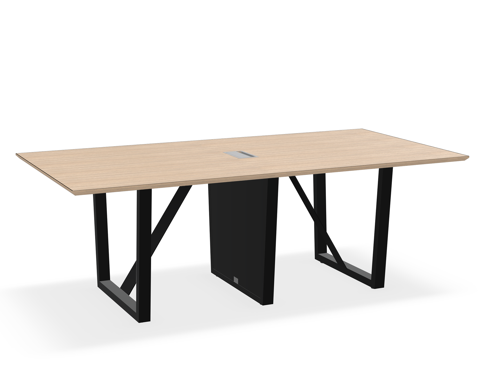 THREE60 Conference Table – Sleigh Leg