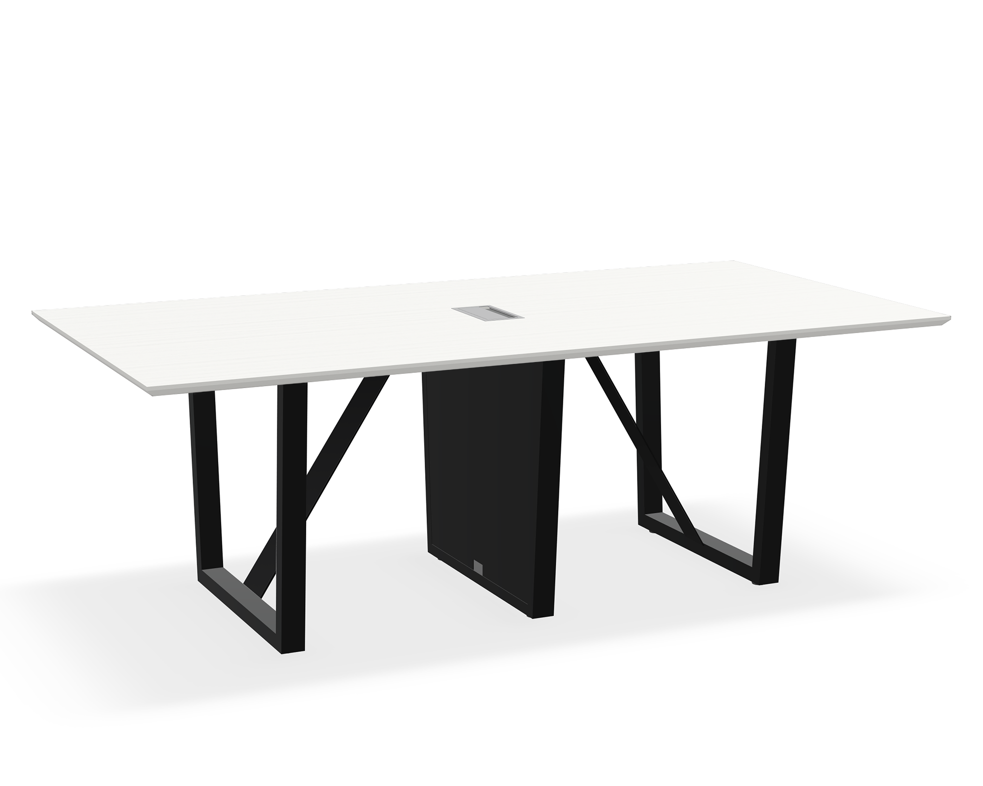 THREE60 Conference Table – Sleigh Leg