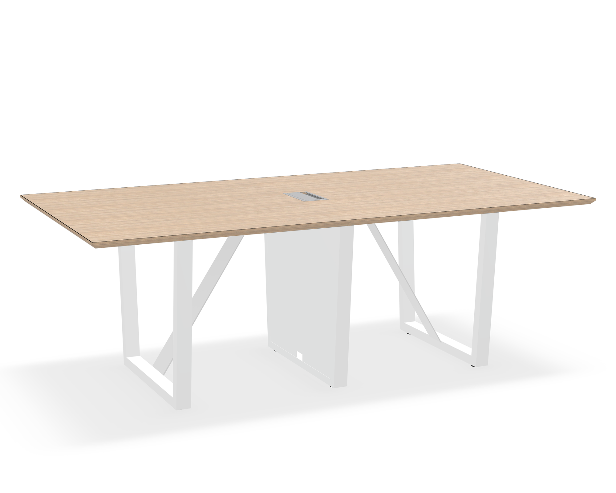 THREE60 Conference Table – Sleigh Leg