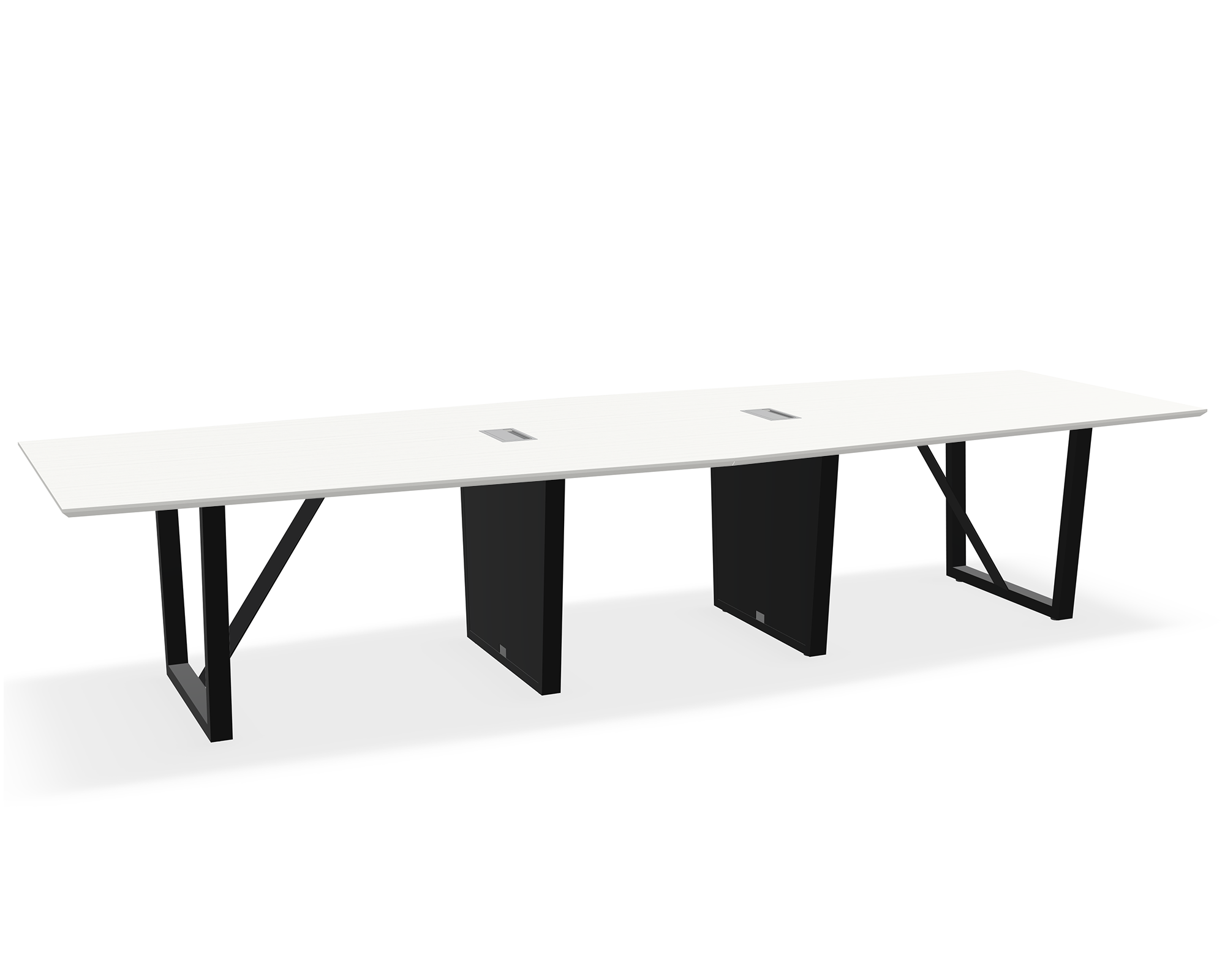 THREE60 Conference Table – Sleigh Leg