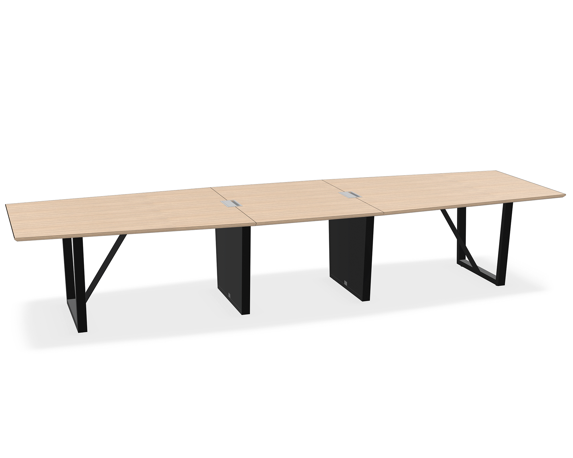 THREE60 Conference Table – Sleigh Leg