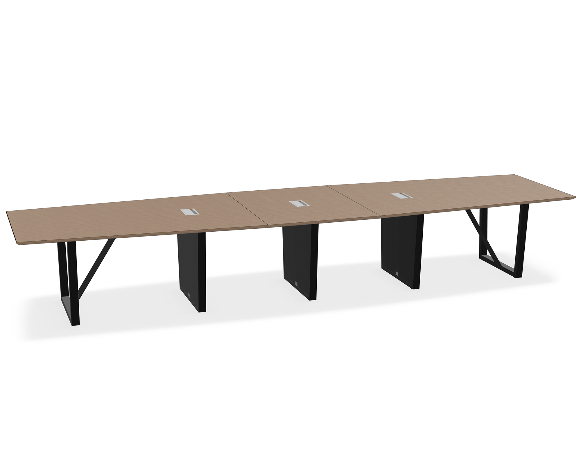 THREE60 Conference Table – Sleigh Leg