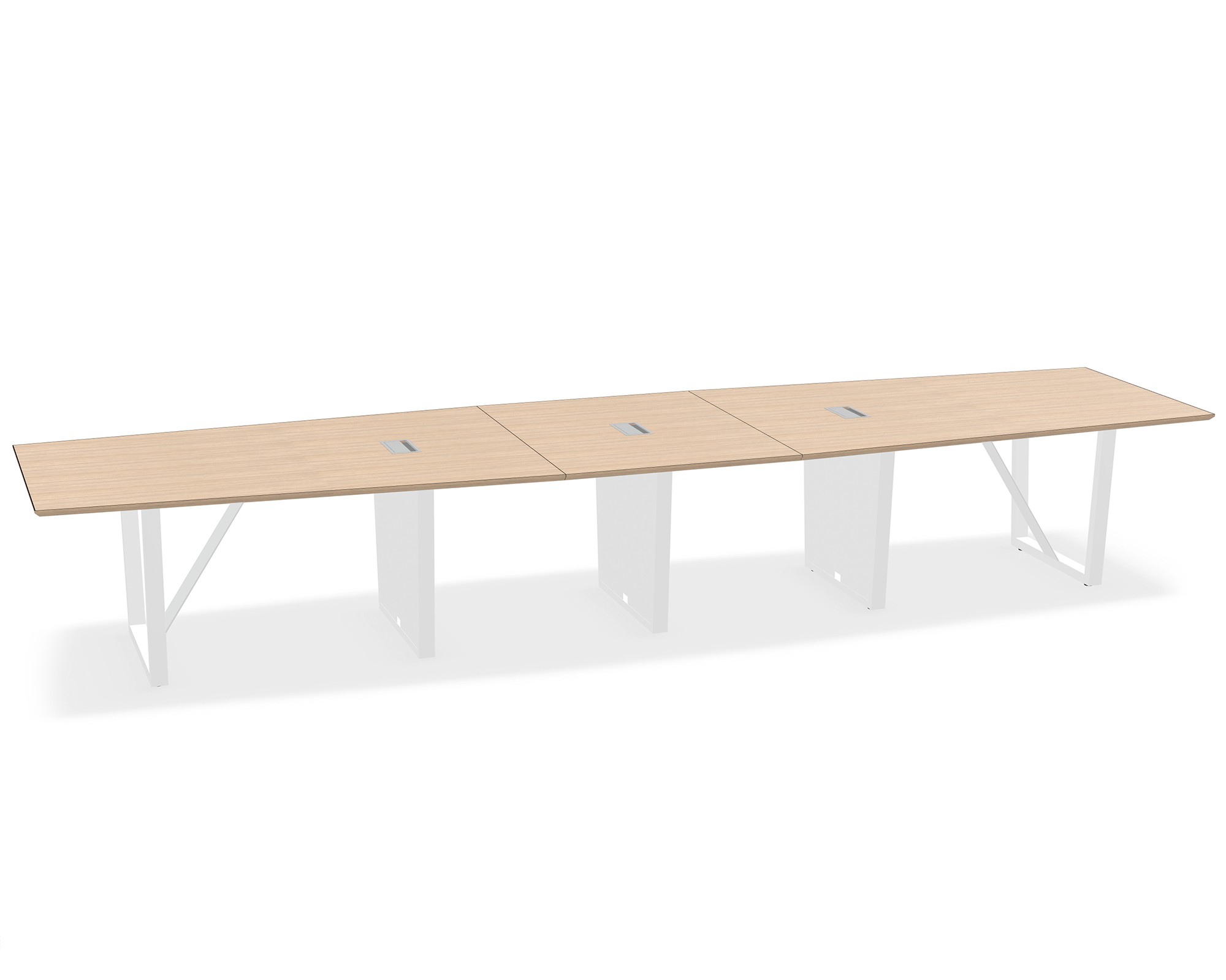THREE60 Conference Table – Sleigh Leg