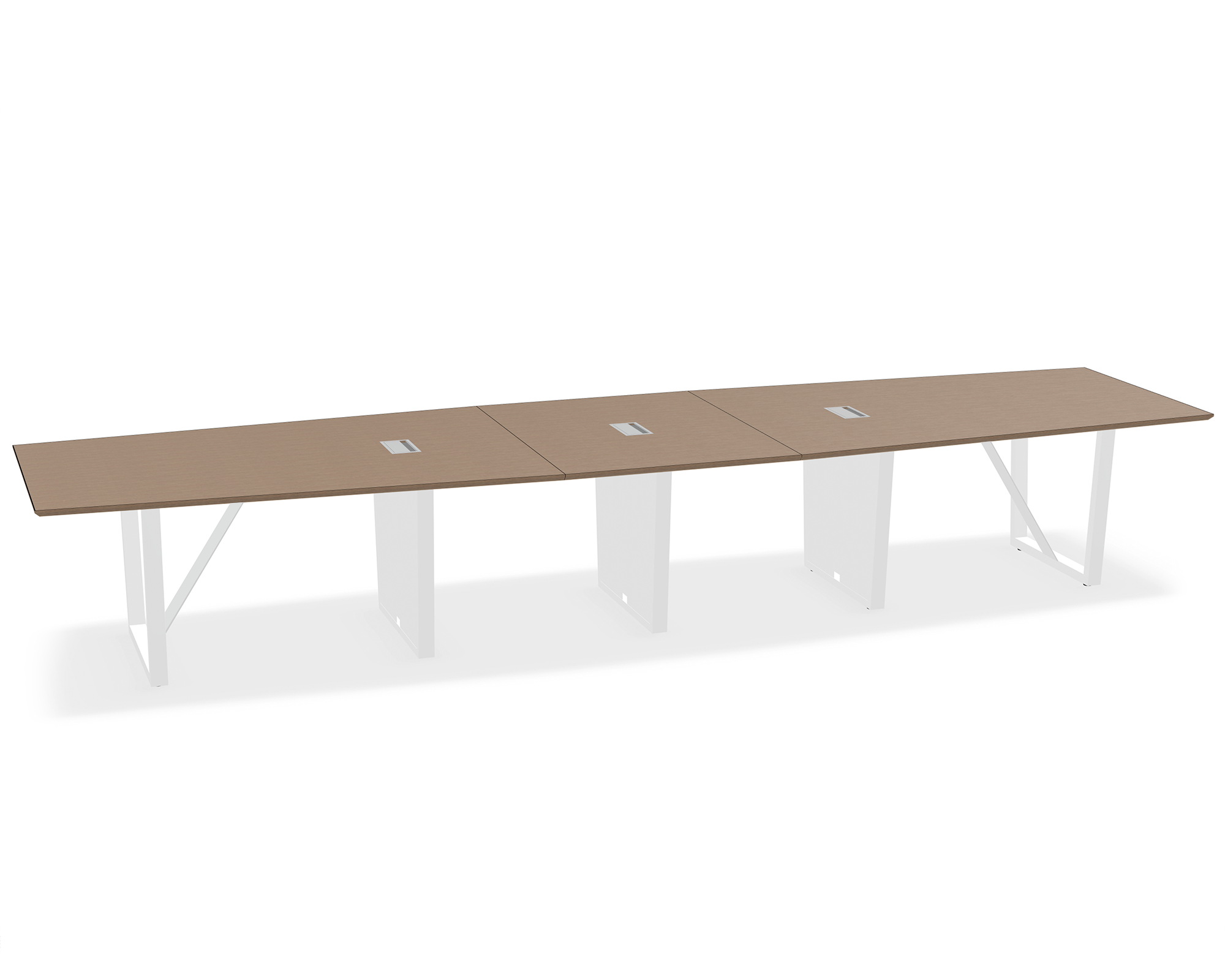THREE60 Conference Table – Sleigh Leg