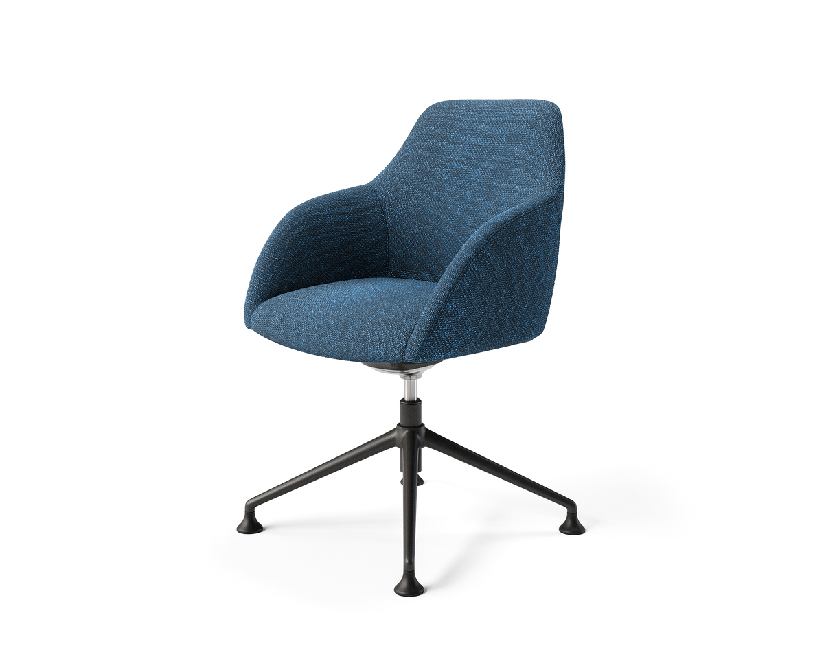 Wren Meeting Chair in Tide with glides