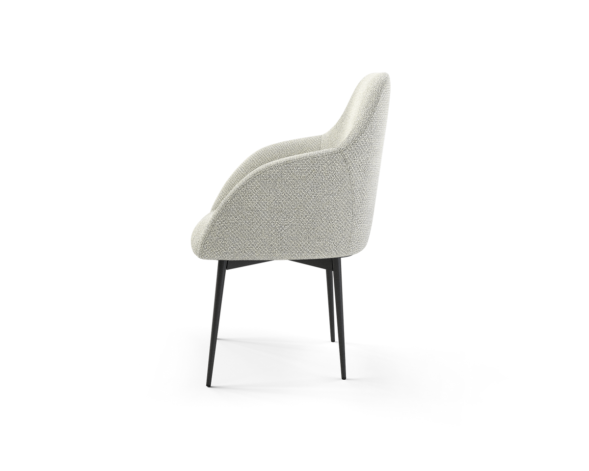 Wren Side Chair in Mist (side view)