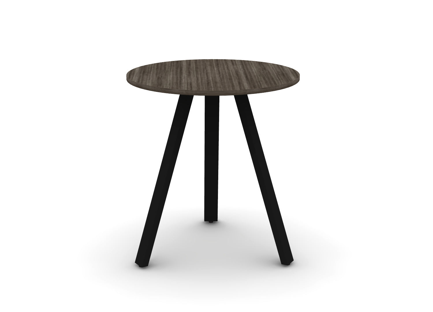 Round Angled-Leg Table – Standing Height