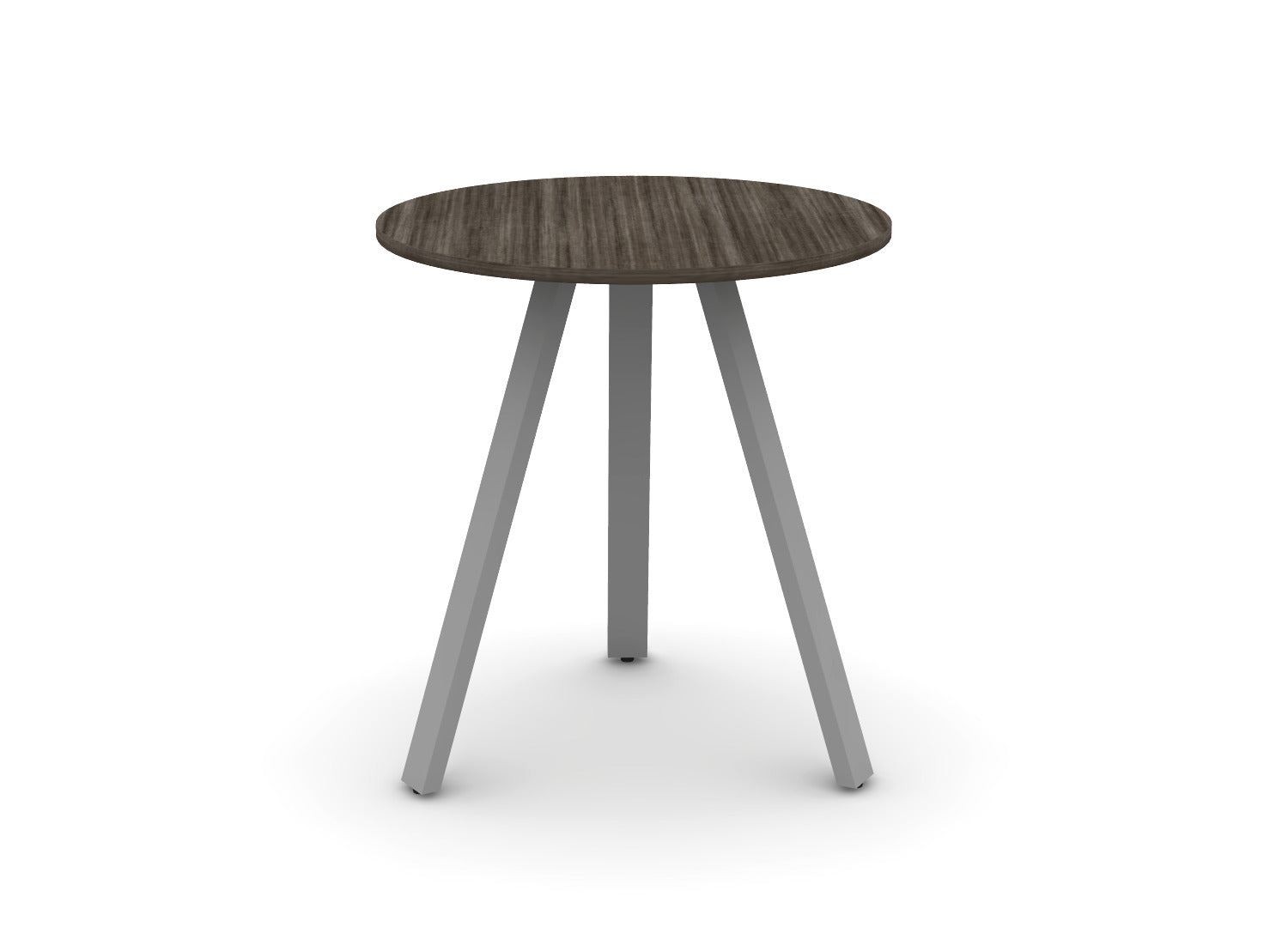 Round Angled-Leg Table – Standing Height