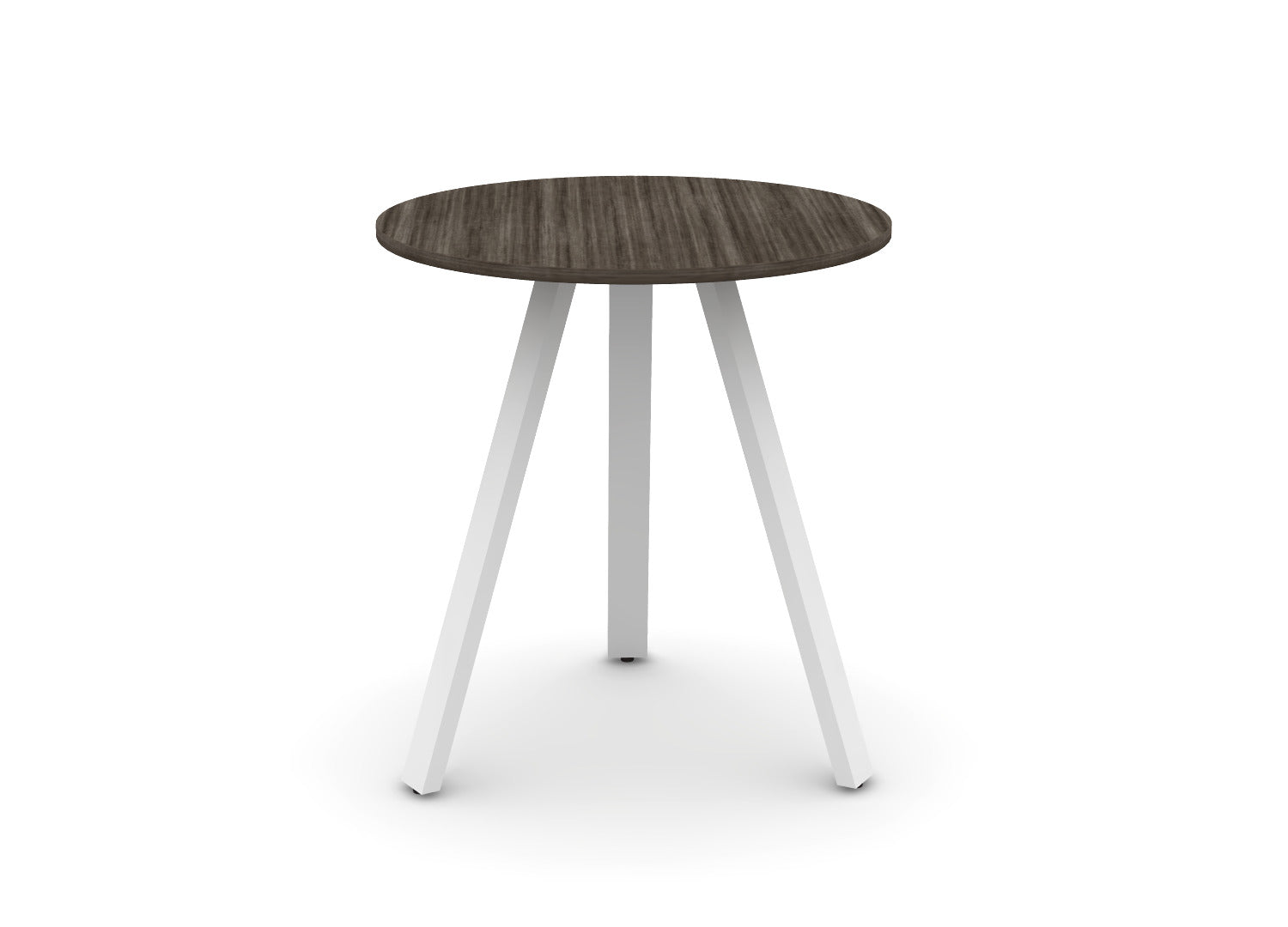 Round Angled-Leg Table – Standing Height