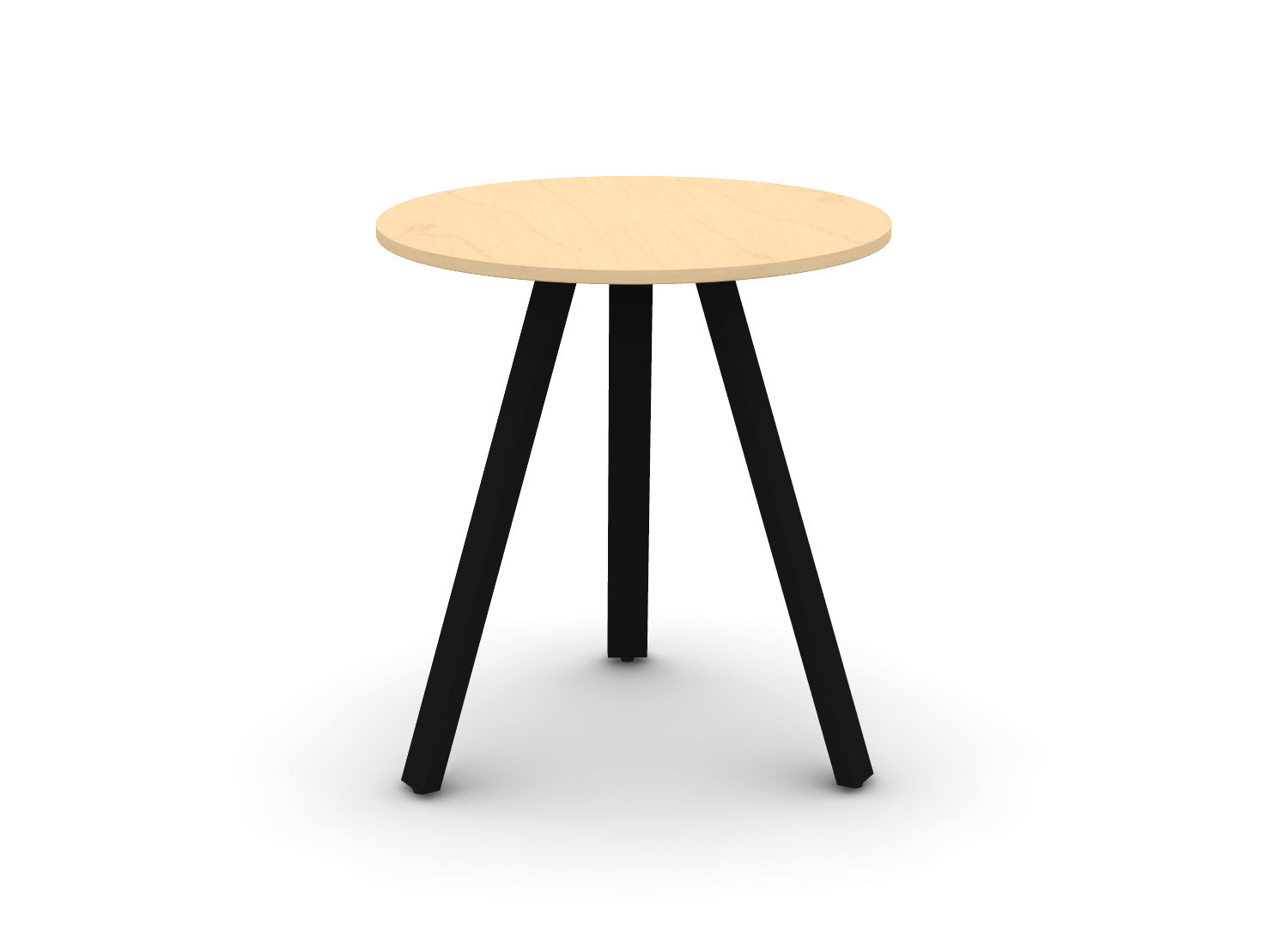 Round Angled-Leg Table – Standing Height