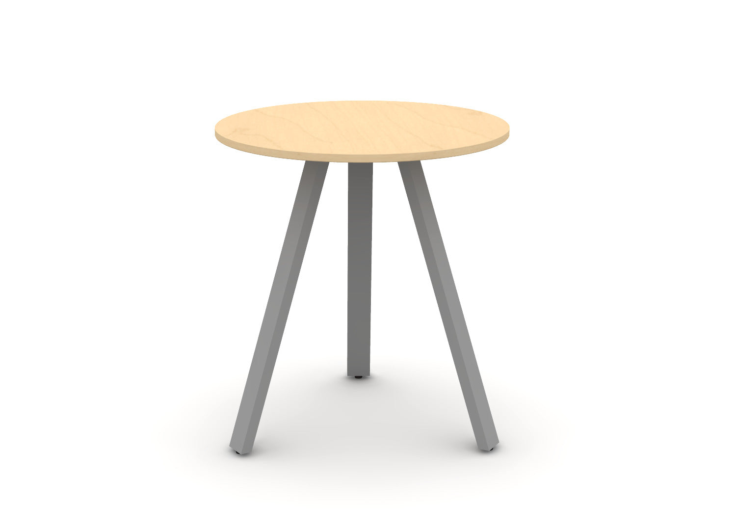 Round Angled-Leg Table – Standing Height