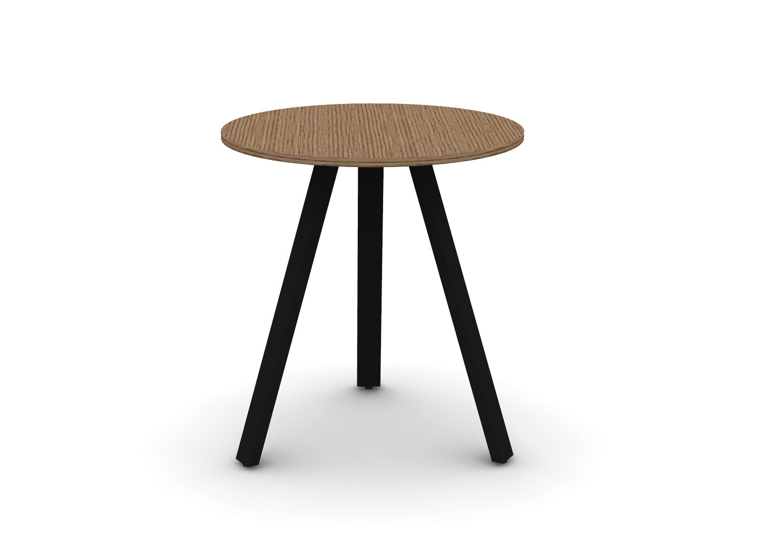 Round Angled-Leg Table – Standing Height