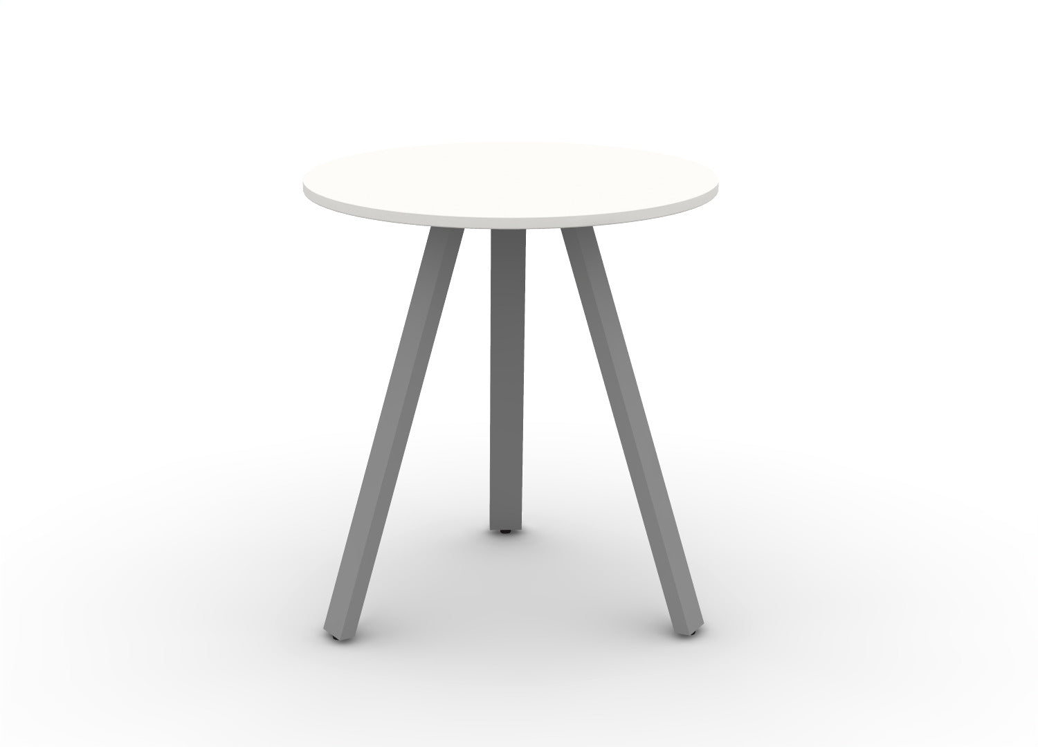 Round Angled-Leg Table – Standing Height